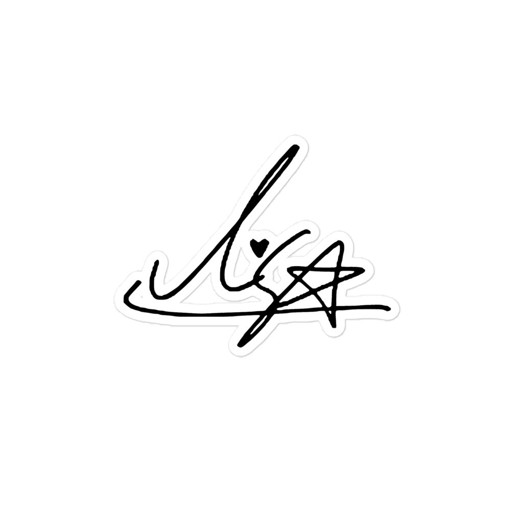BLACKPINK Lisa, Lalisa Manobal Signature Sticker