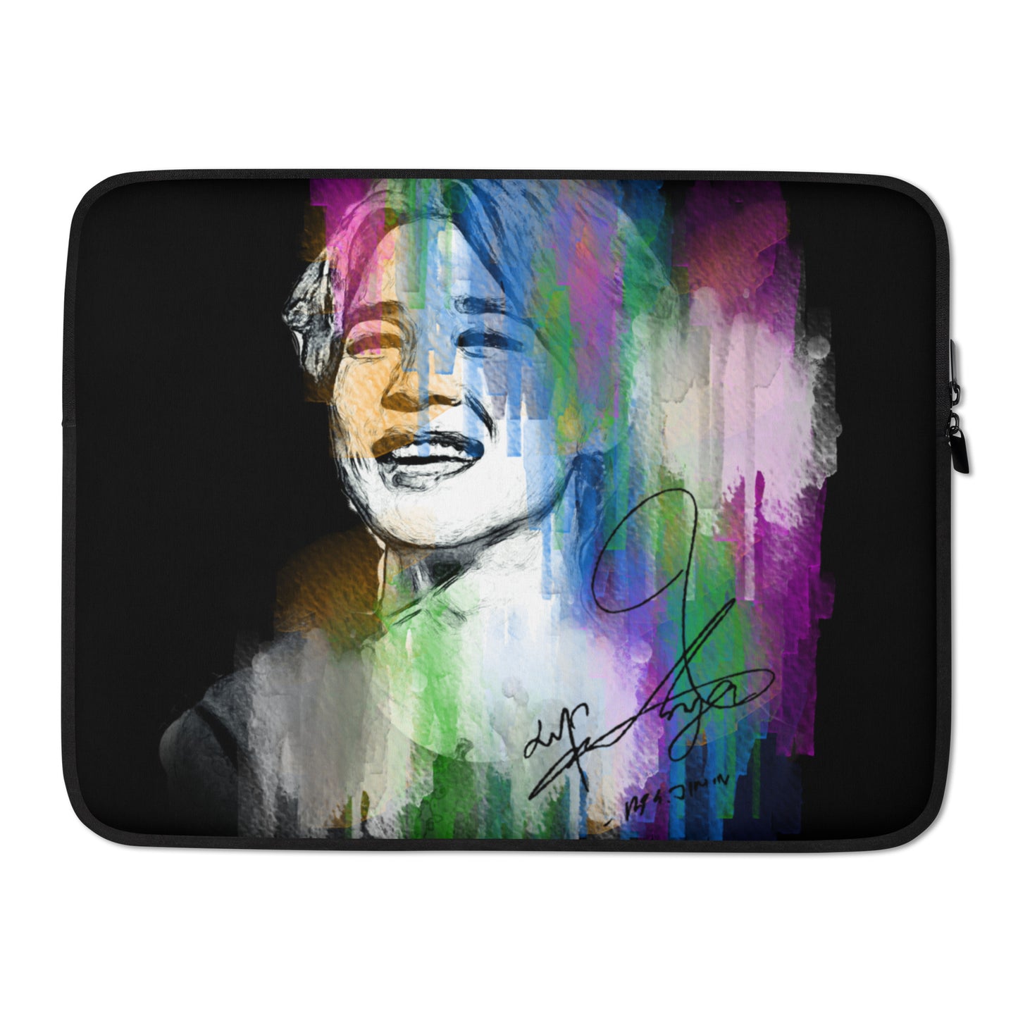 BTS Jimin, Park Ji-min Waterpaint Portrait Laptop MacBook Sleeve