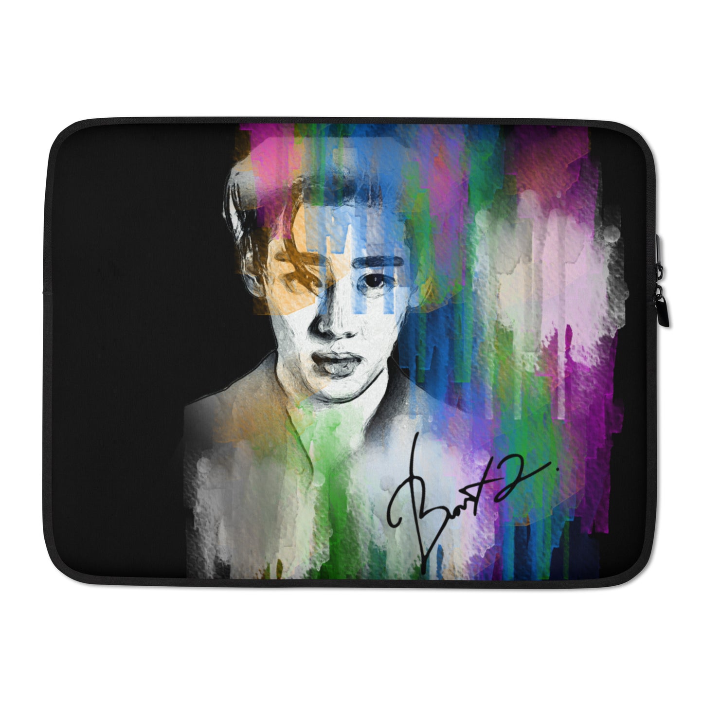 GOT7 BamBam, Kunpimook Bhuwakul Waterpaint Portrait Laptop MacBook Sleeve