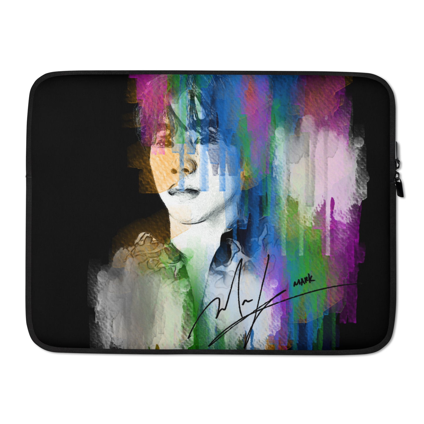 GOT7 Mark, Mark Tuan Waterpaint Portrait Laptop MacBook Sleeve
