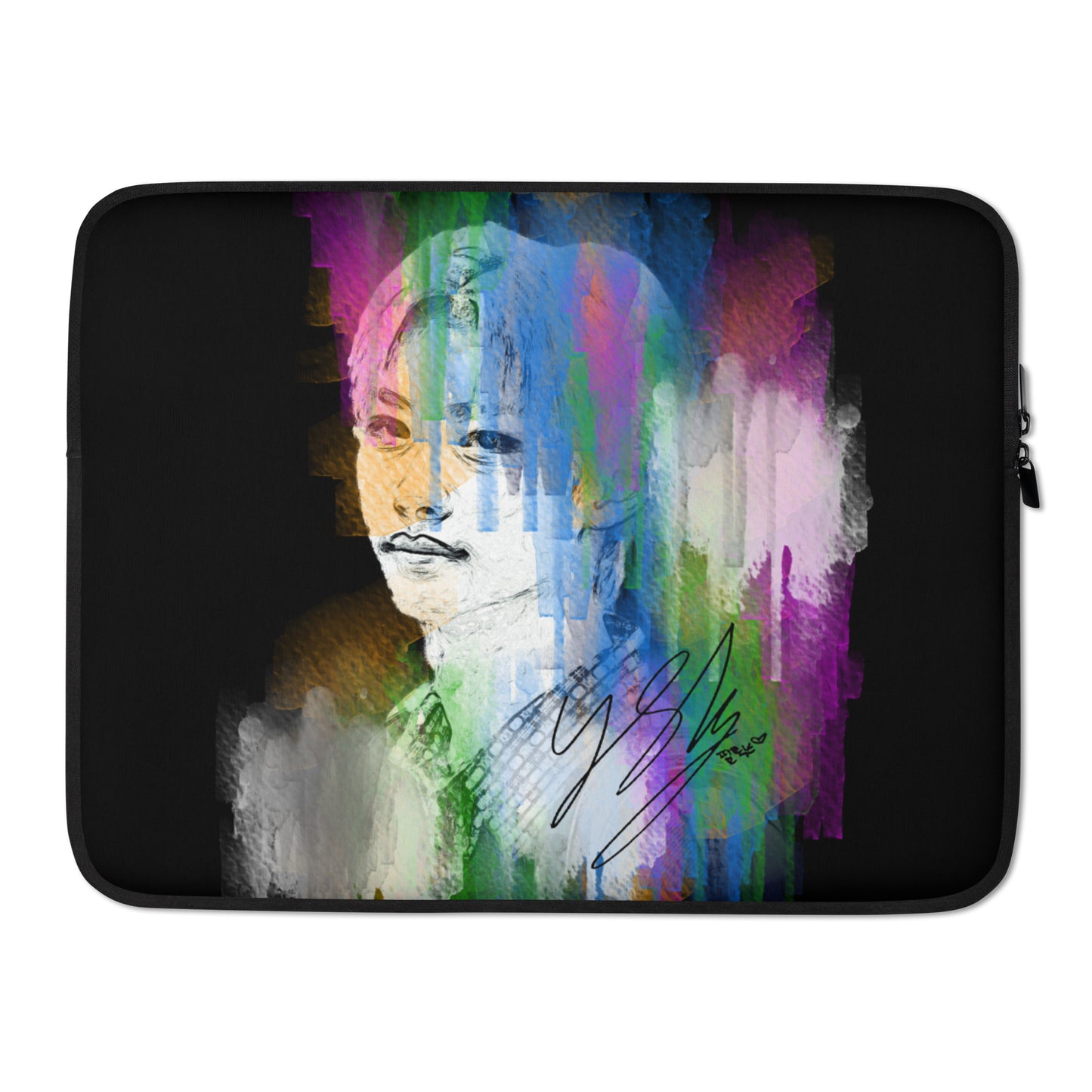 Stray Kids Felix, Lee Felix Waterpaint Portrait Laptop MacBook Sleeve