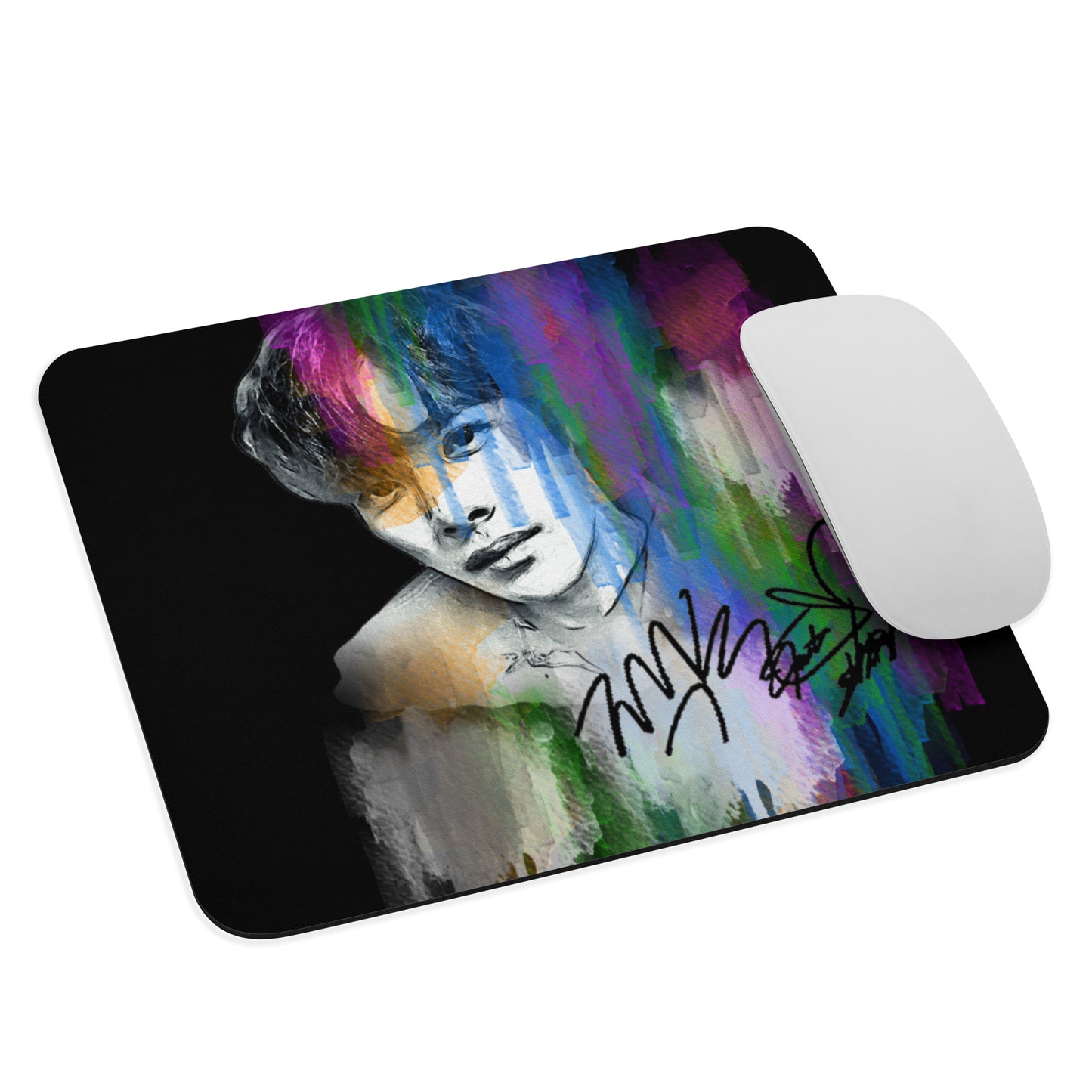 GOT7 Jackson, Jackson Wang Waterpaint Portrait Mouse Pad