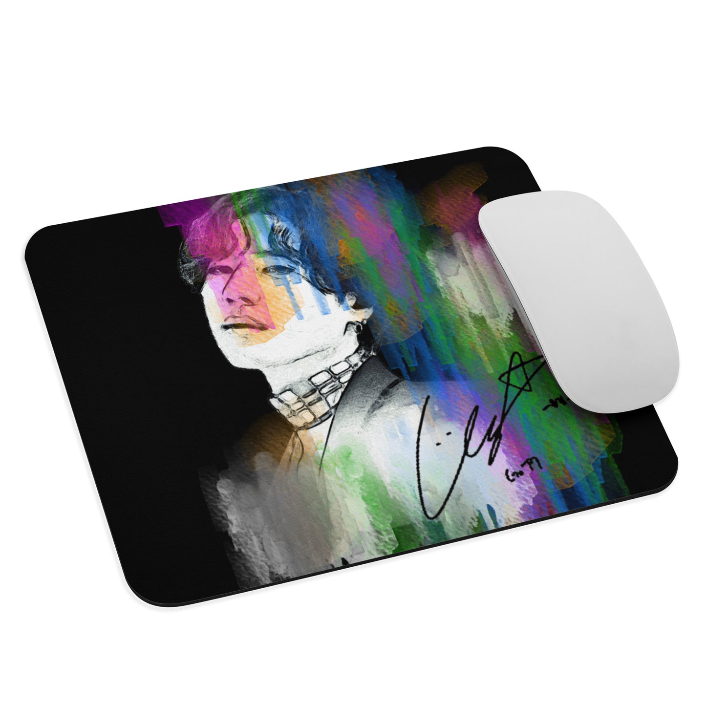 GOT7 Yugyeom, Kim Yu-gyeom Waterpaint Portrait Mouse Pad