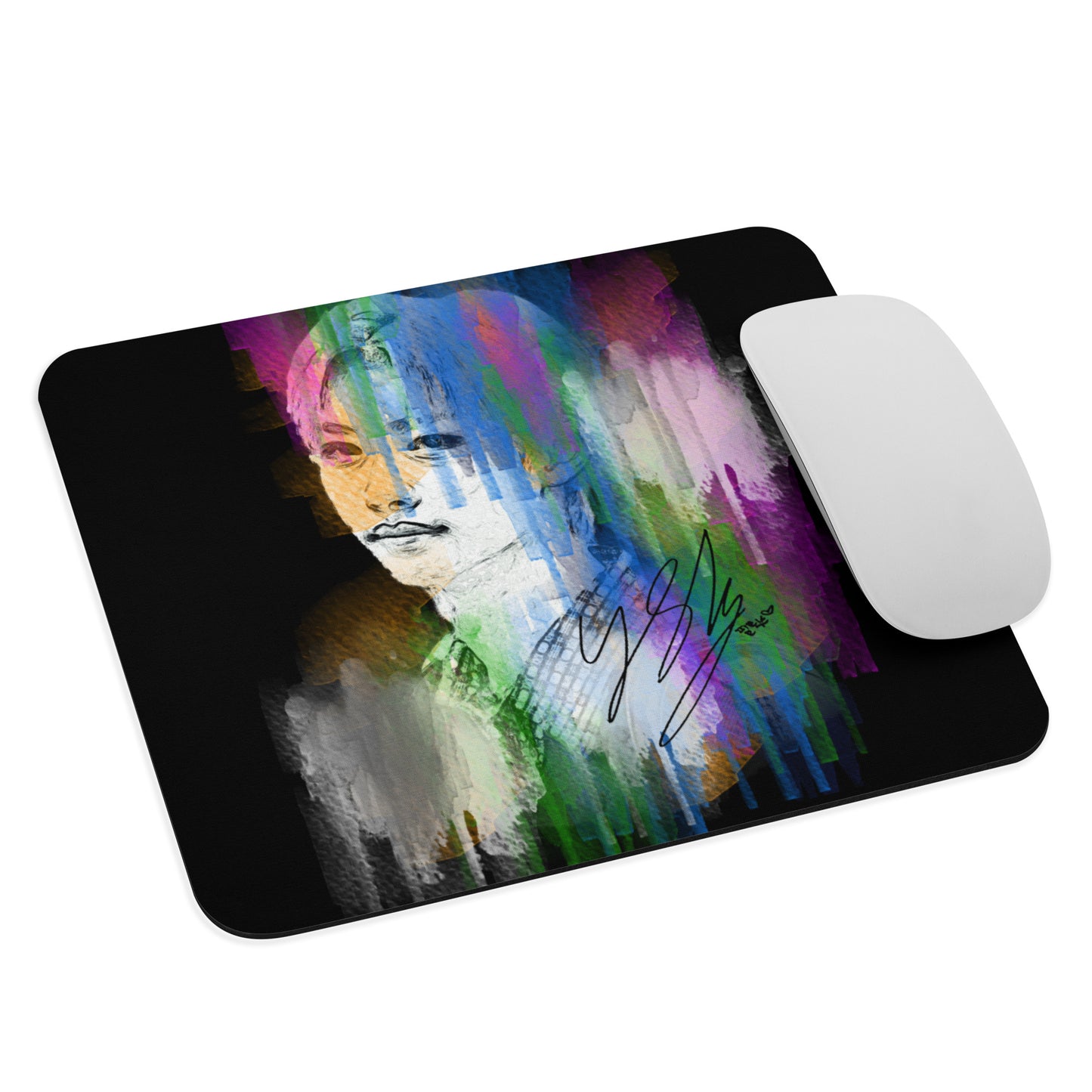 Stray Kids Felix, Lee Felix Waterpaint Portrait Mouse Pad