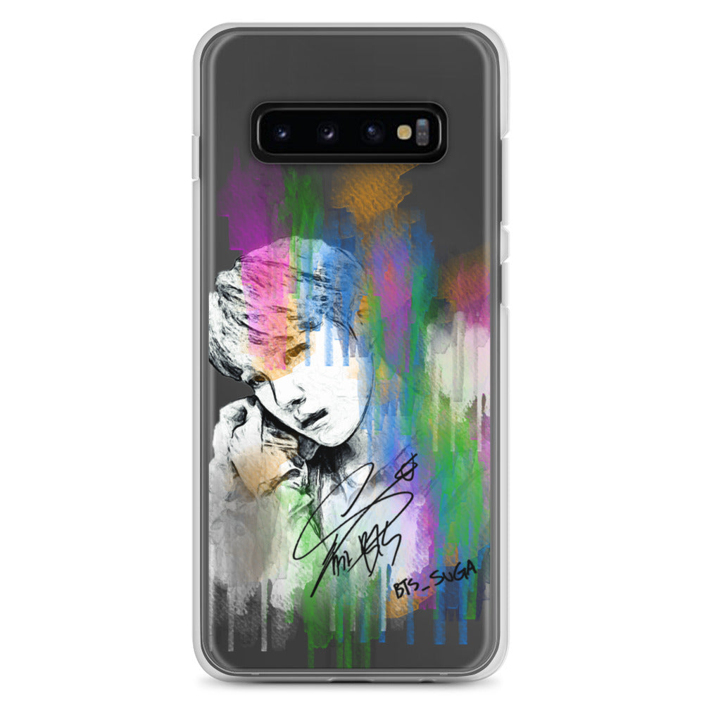 BTS Suga, Min Yoon-gi Waterpaint portrait Samsung Case