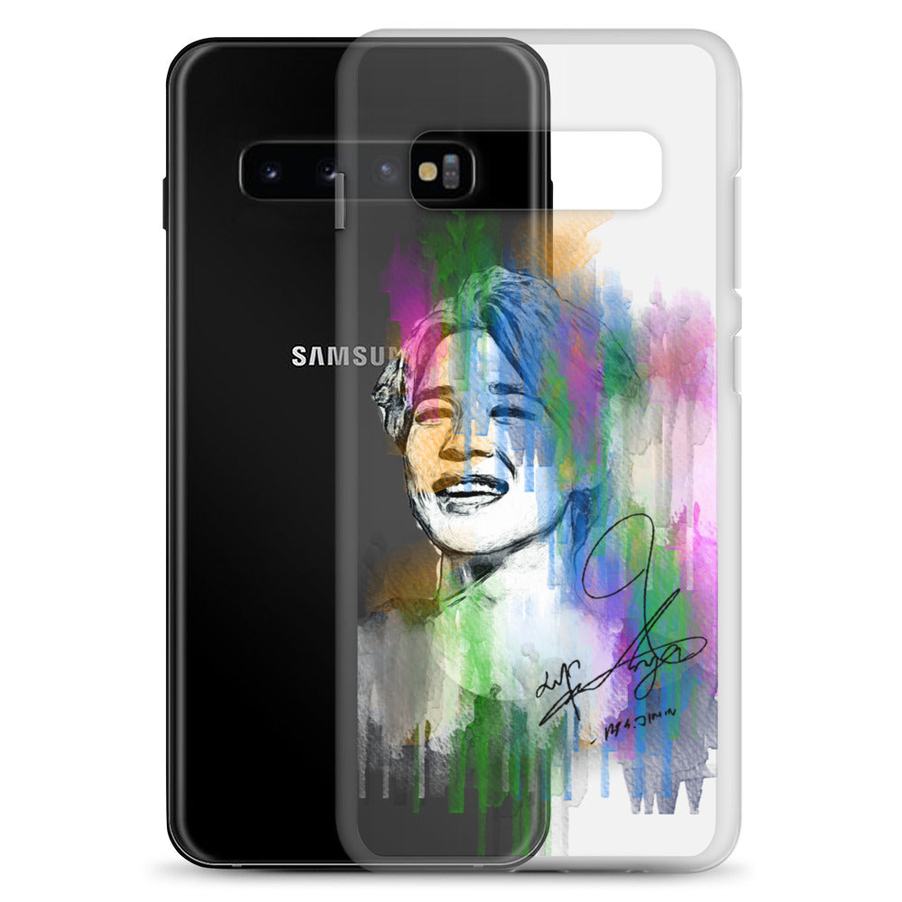 BTS Jimin, Park Ji-min Waterpaint portrait Samsung Case