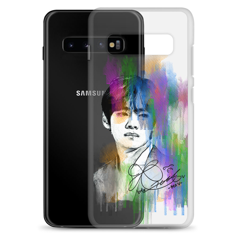 BTS V, Kim Tae-hyung Waterpaint portrait Samsung Case
