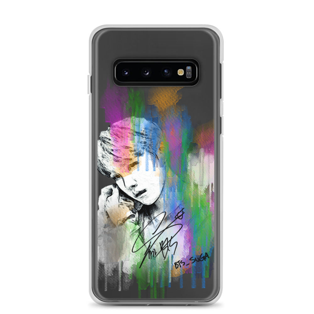 BTS Suga, Min Yoon-gi Waterpaint portrait Samsung Case