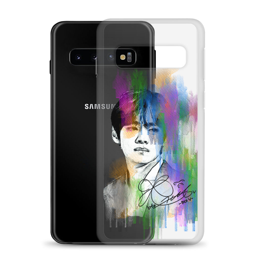 BTS V, Kim Tae-hyung Waterpaint portrait Samsung Case