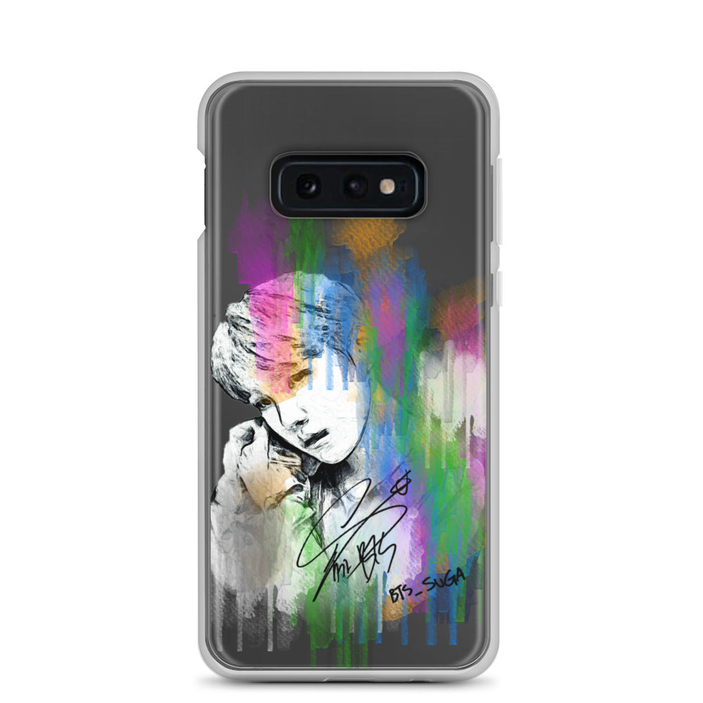 BTS Suga, Min Yoon-gi Waterpaint portrait Samsung Case