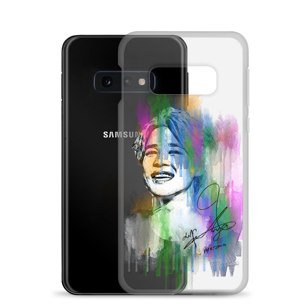 BTS Jimin, Park Ji-min Waterpaint portrait Samsung Case