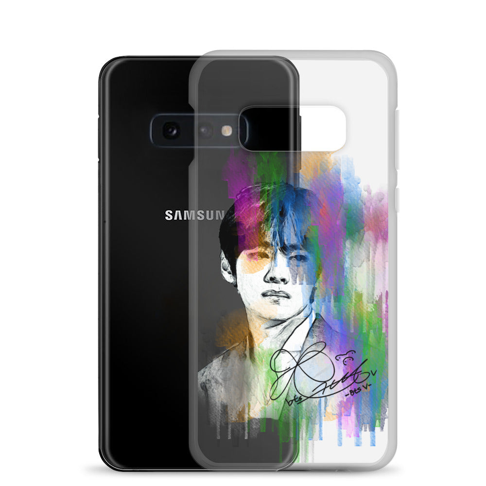 BTS V, Kim Tae-hyung Waterpaint portrait Samsung Case