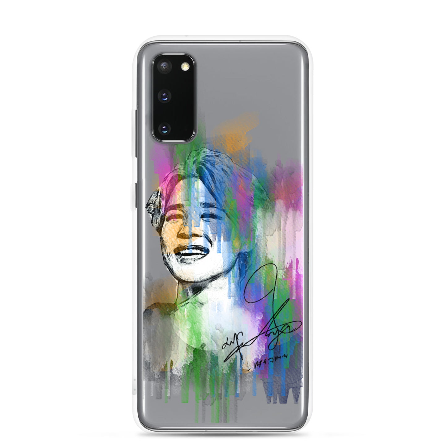 BTS Jimin, Park Ji-min Waterpaint portrait Samsung Case