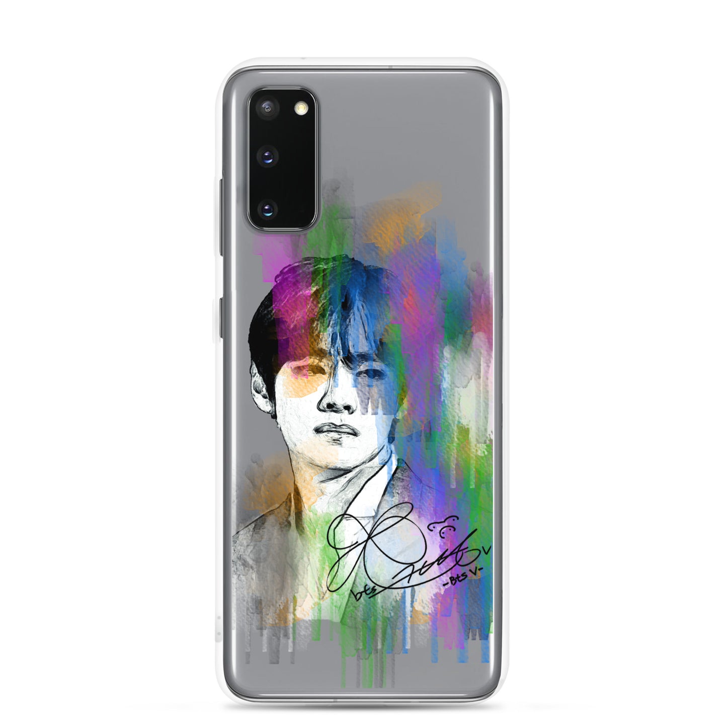 BTS V, Kim Tae-hyung Waterpaint portrait Samsung Case