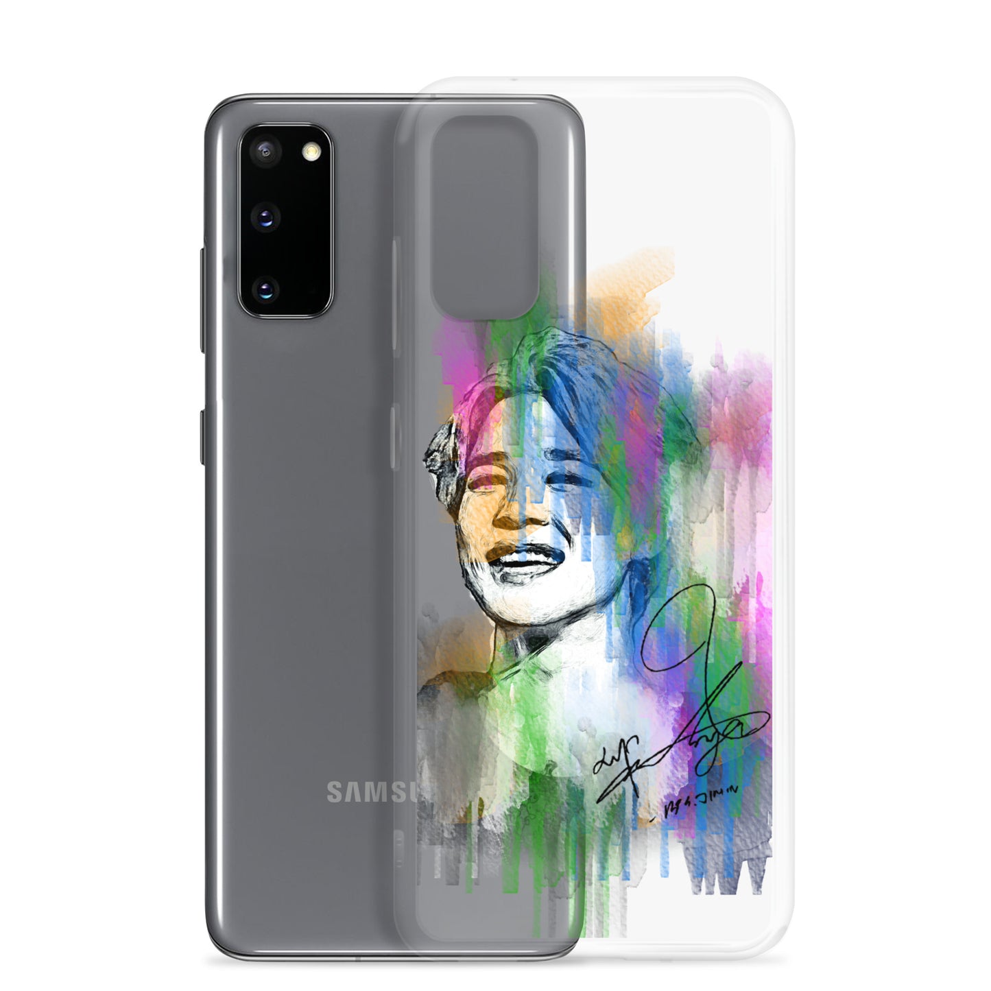 BTS Jimin, Park Ji-min Waterpaint portrait Samsung Case