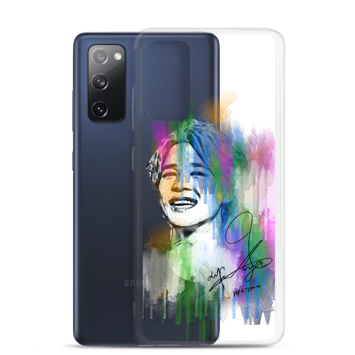 BTS Jimin, Park Ji-min Waterpaint portrait Samsung Case