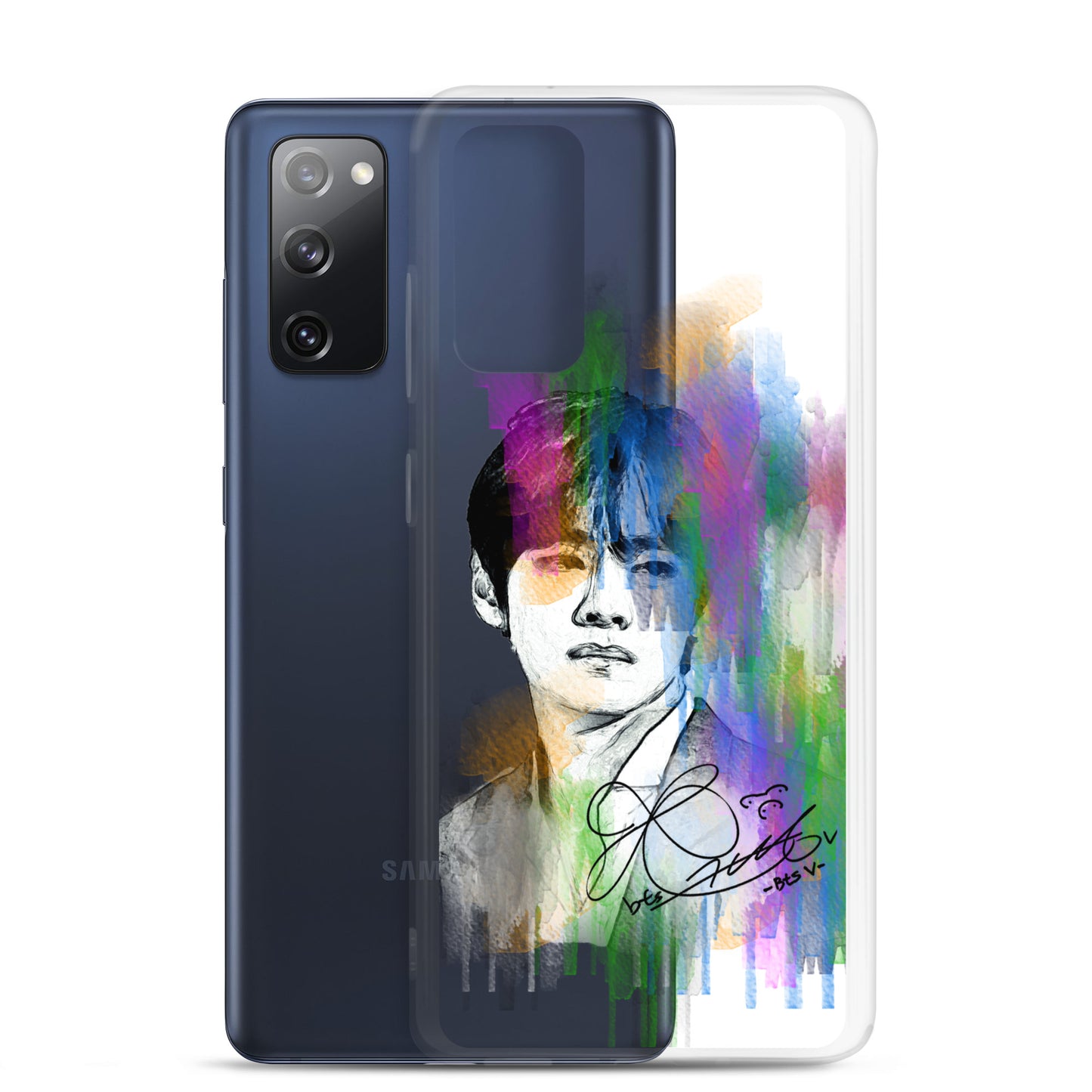 BTS V, Kim Tae-hyung Waterpaint portrait Samsung Case