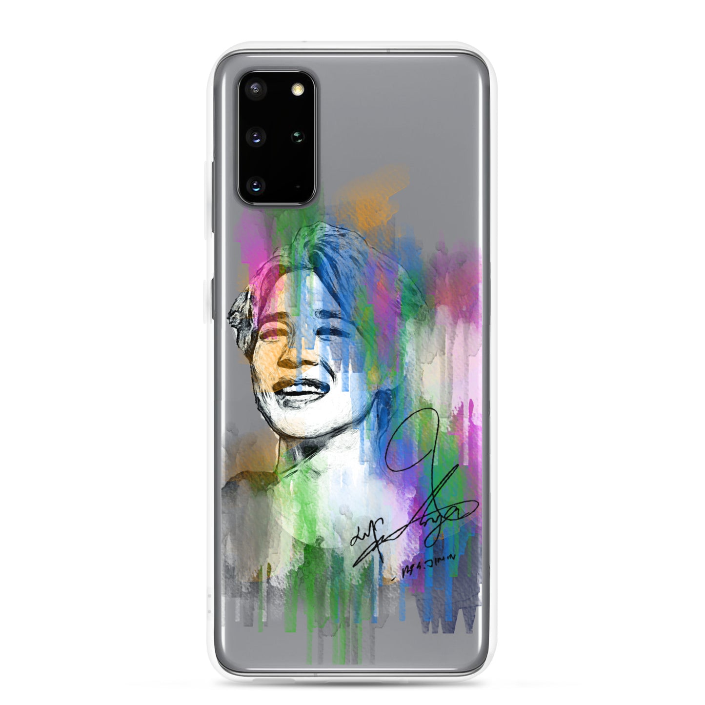BTS Jimin, Park Ji-min Waterpaint portrait Samsung Case