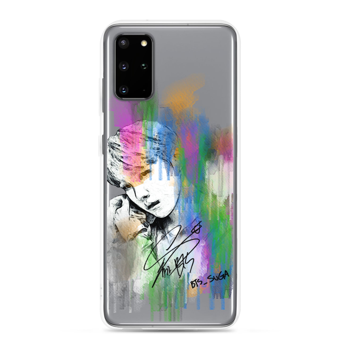 BTS Suga, Min Yoon-gi Waterpaint portrait Samsung Case