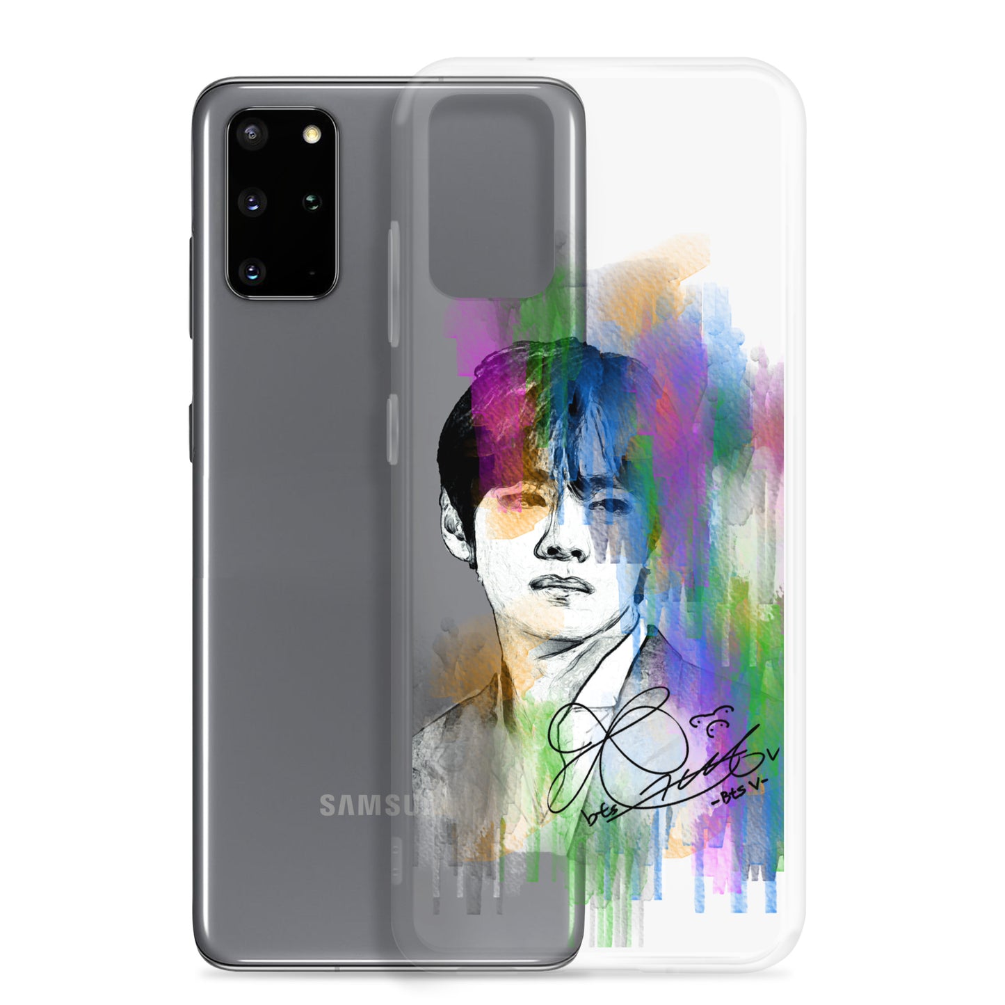 BTS V, Kim Tae-hyung Waterpaint portrait Samsung Case