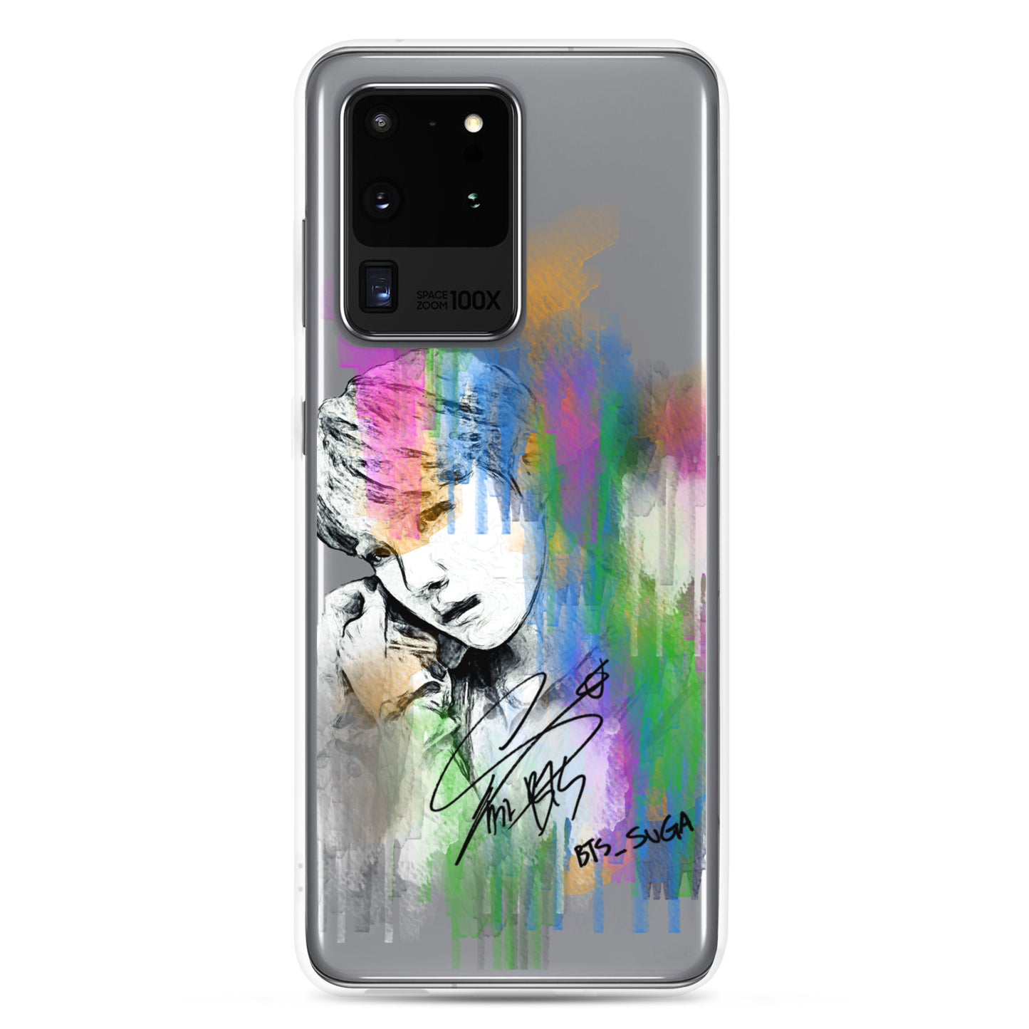 BTS Suga, Min Yoon-gi Waterpaint portrait Samsung Case