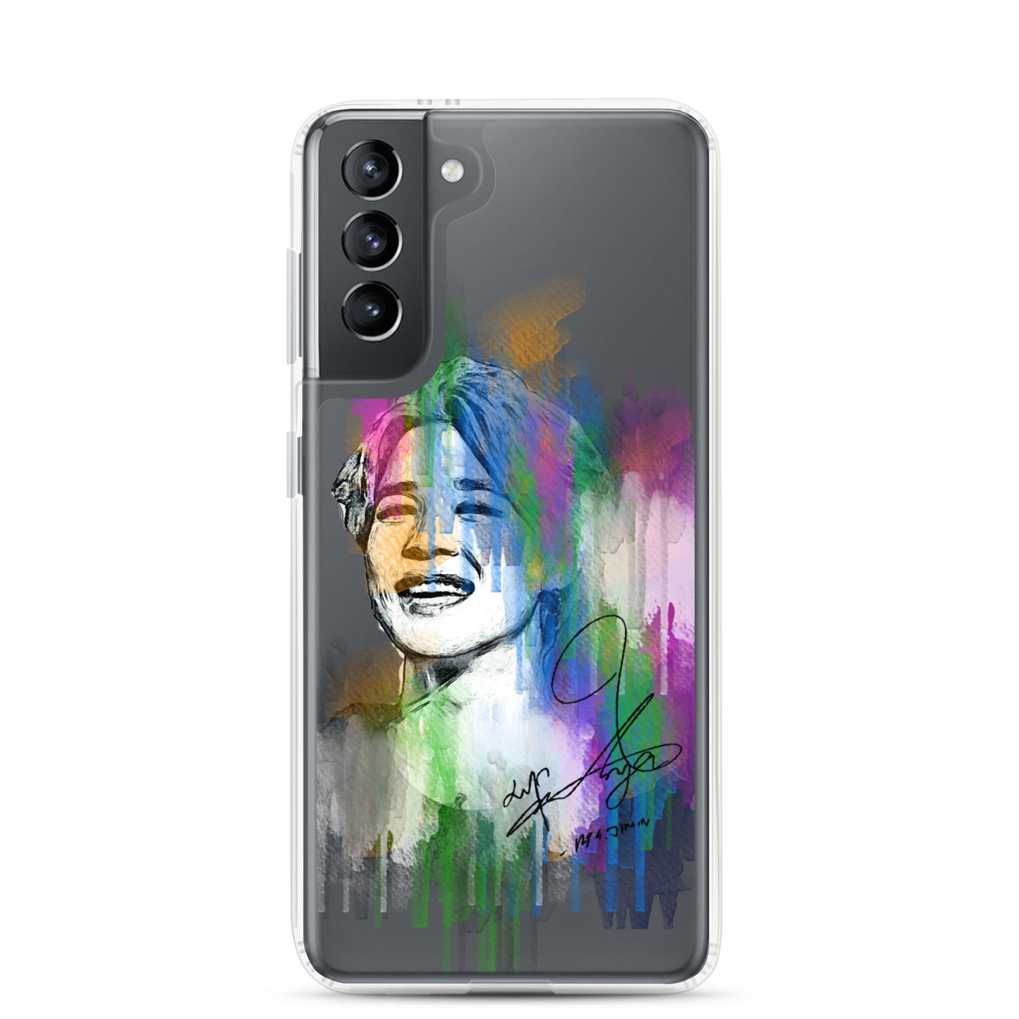 BTS Jimin, Park Ji-min Waterpaint portrait Samsung Case