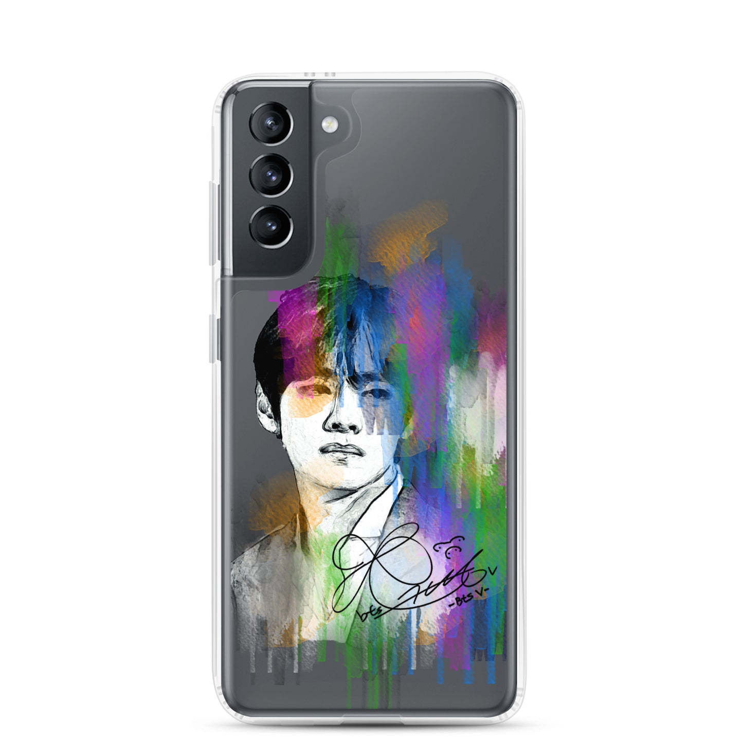 BTS V, Kim Tae-hyung Waterpaint portrait Samsung Case