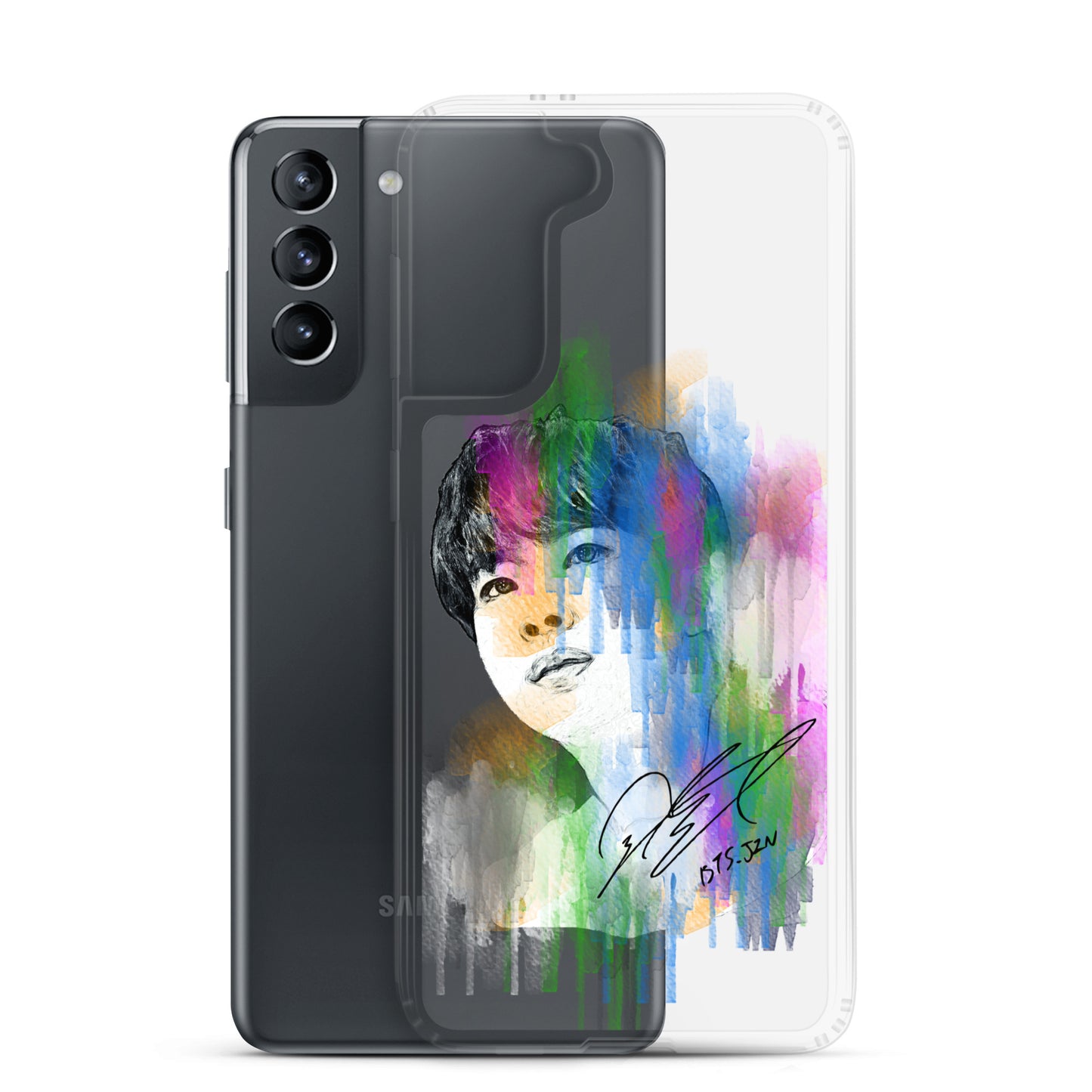 BTS Jin, Kim Seok-jin Waterpaint portrait Samsung Case
