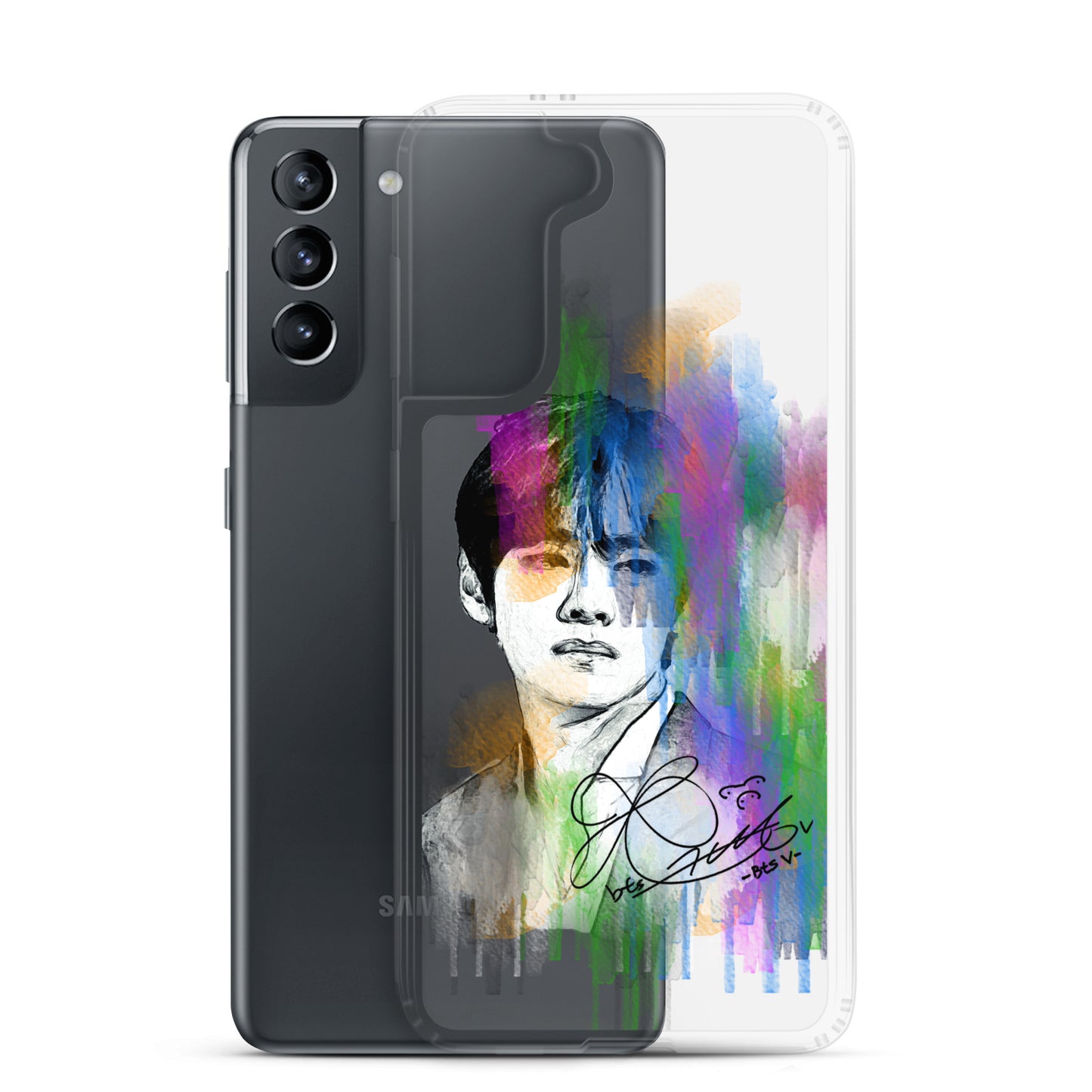 BTS V, Kim Tae-hyung Waterpaint portrait Samsung Case