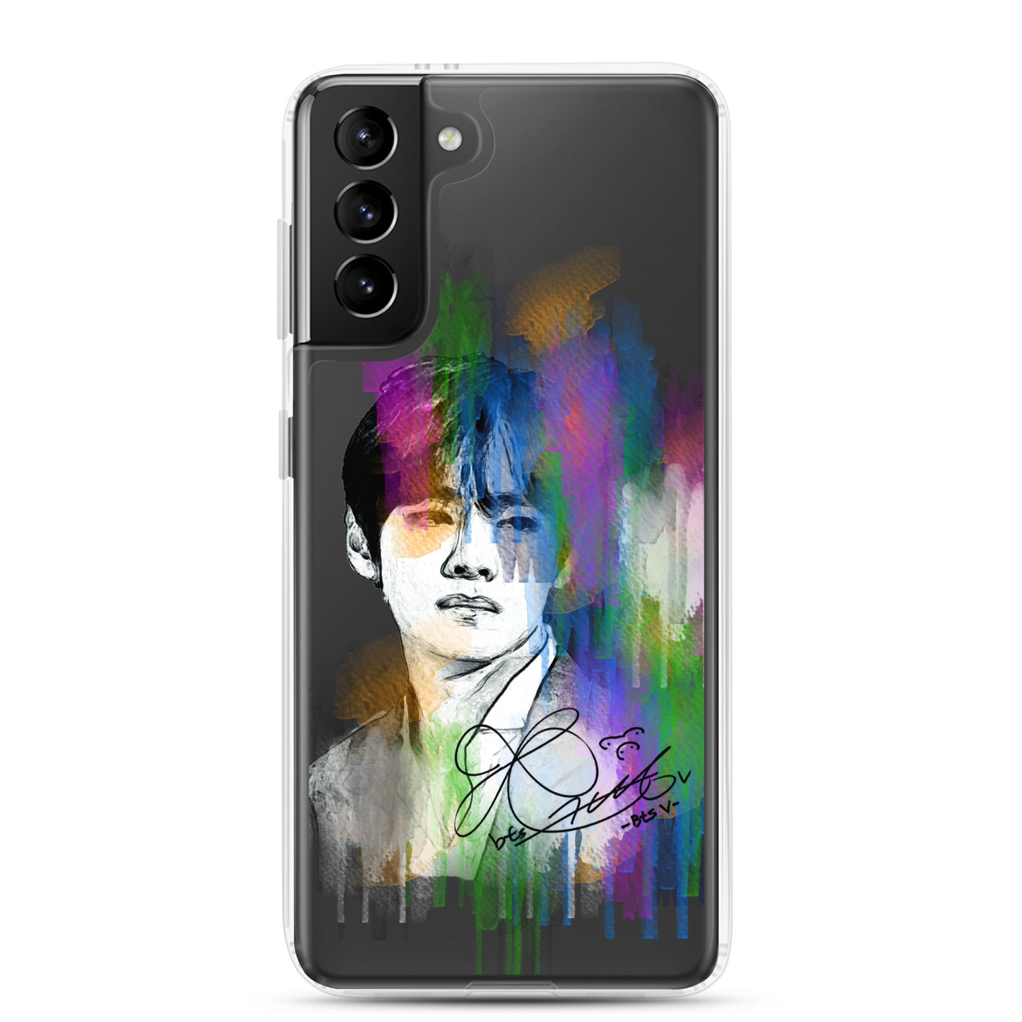 BTS V, Kim Tae-hyung Waterpaint portrait Samsung Case