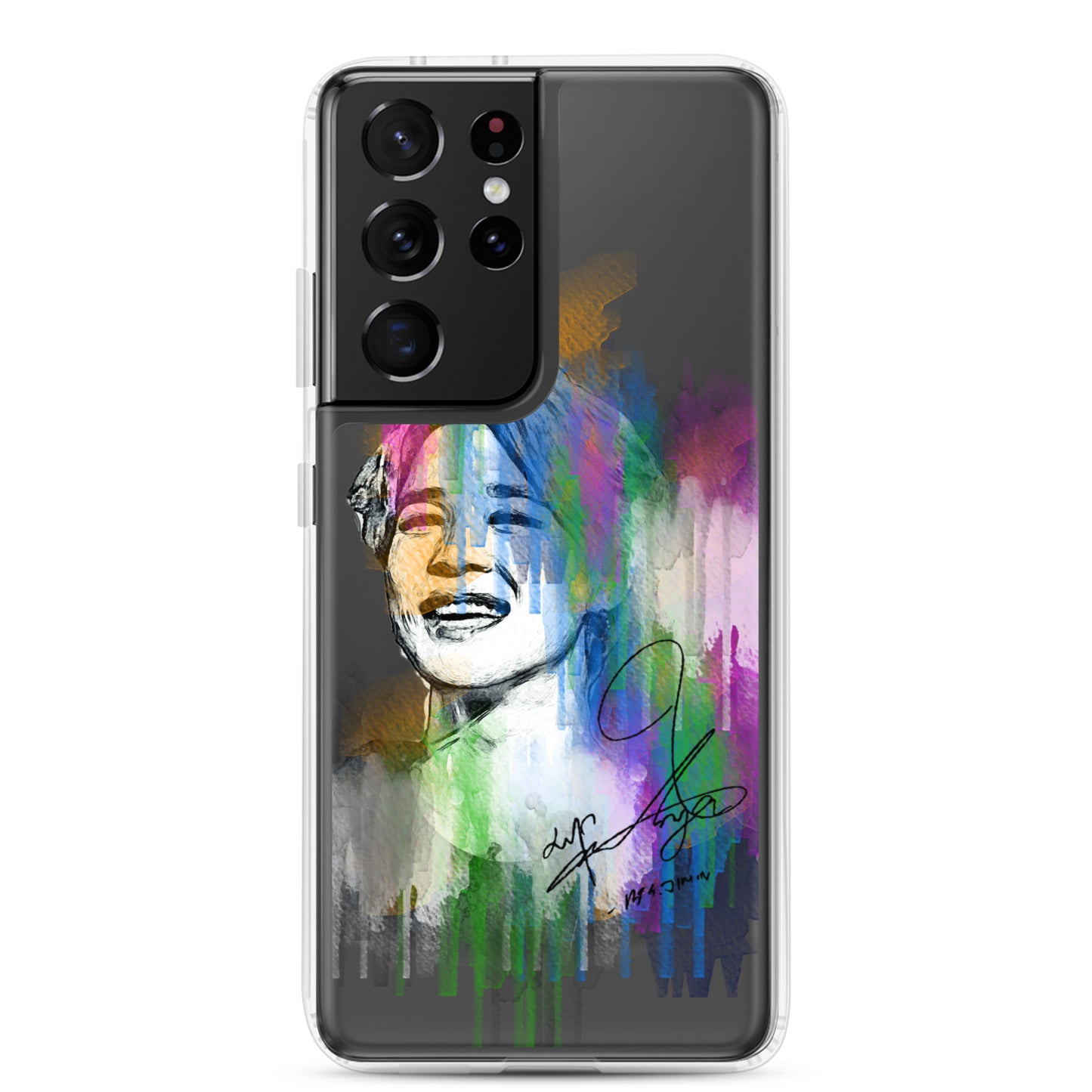 BTS Jimin, Park Ji-min Waterpaint portrait Samsung Case