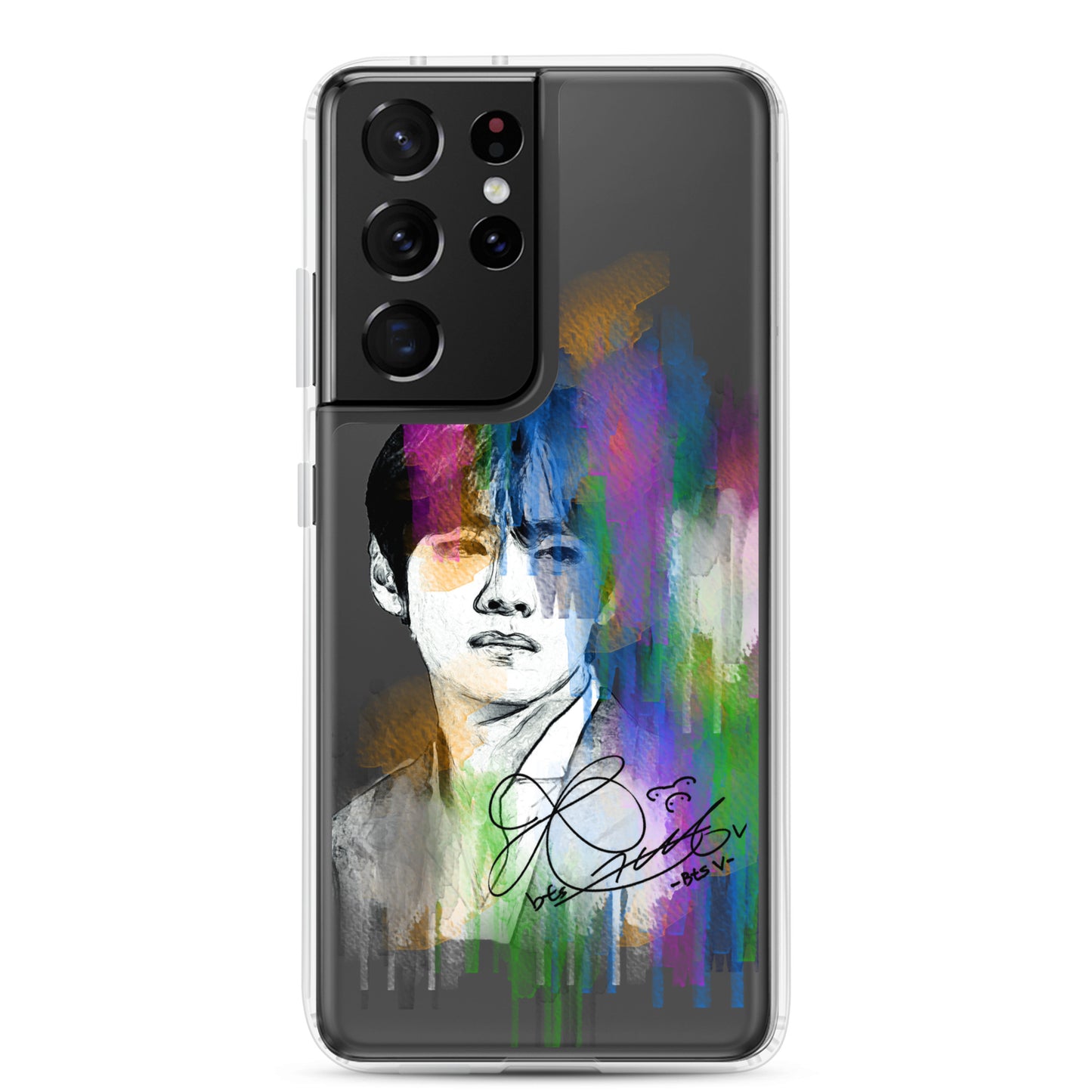 BTS V, Kim Tae-hyung Waterpaint portrait Samsung Case