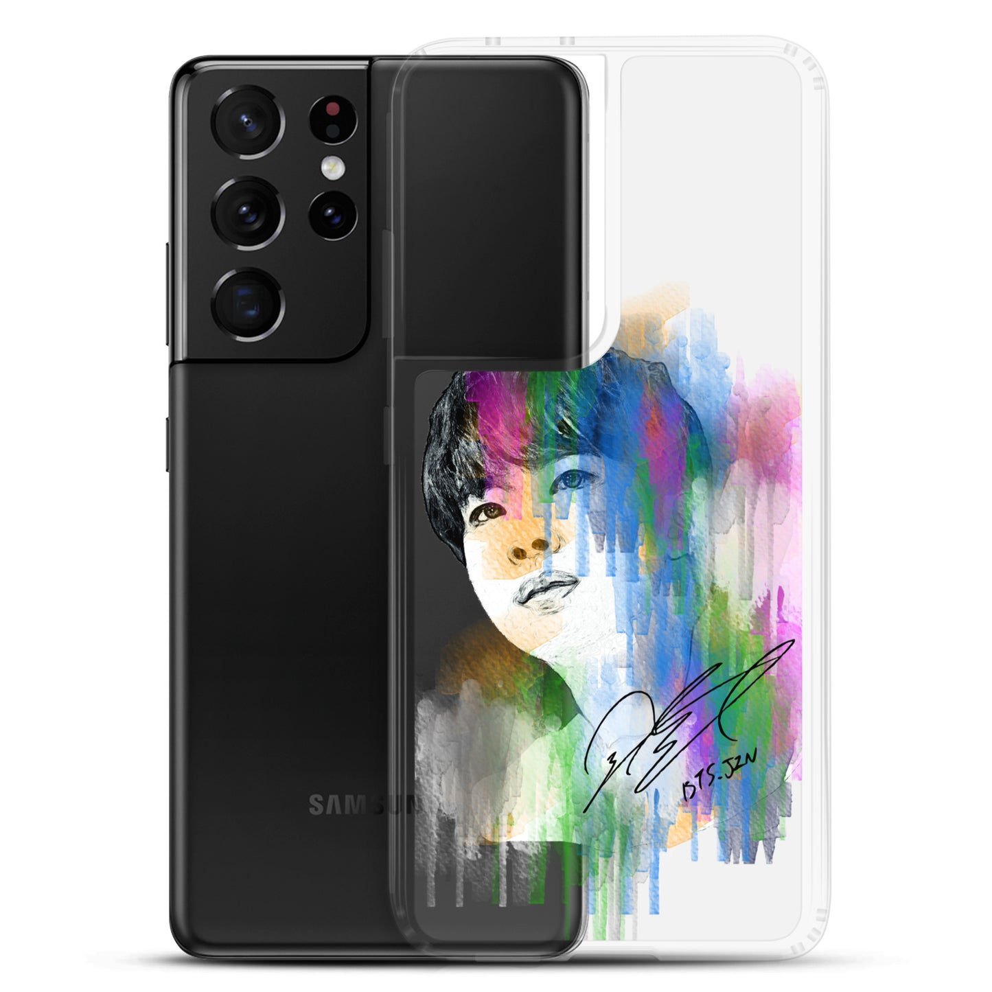 BTS Jin, Kim Seok-jin Waterpaint portrait Samsung Case