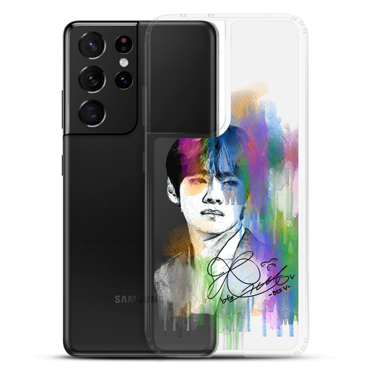 BTS V, Kim Tae-hyung Waterpaint portrait Samsung Case