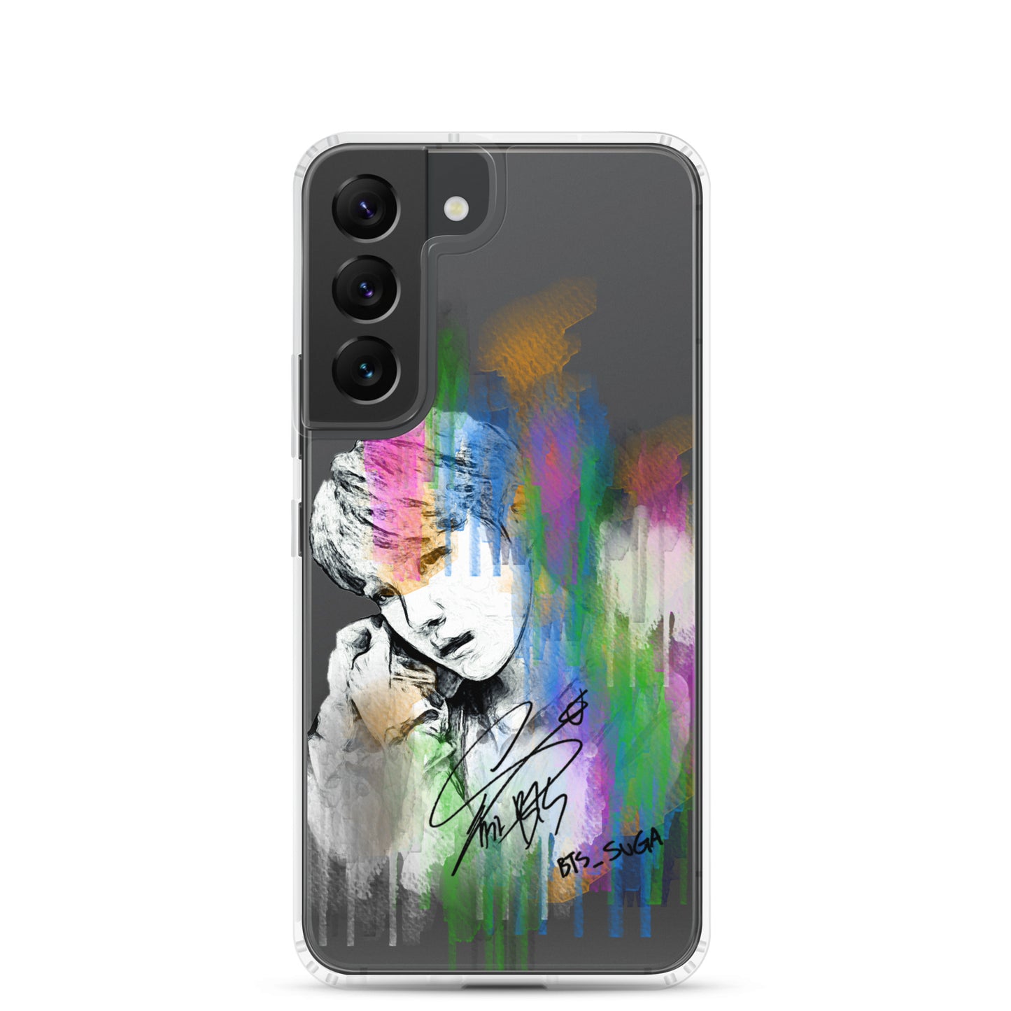 BTS Suga, Min Yoon-gi Waterpaint portrait Samsung Case