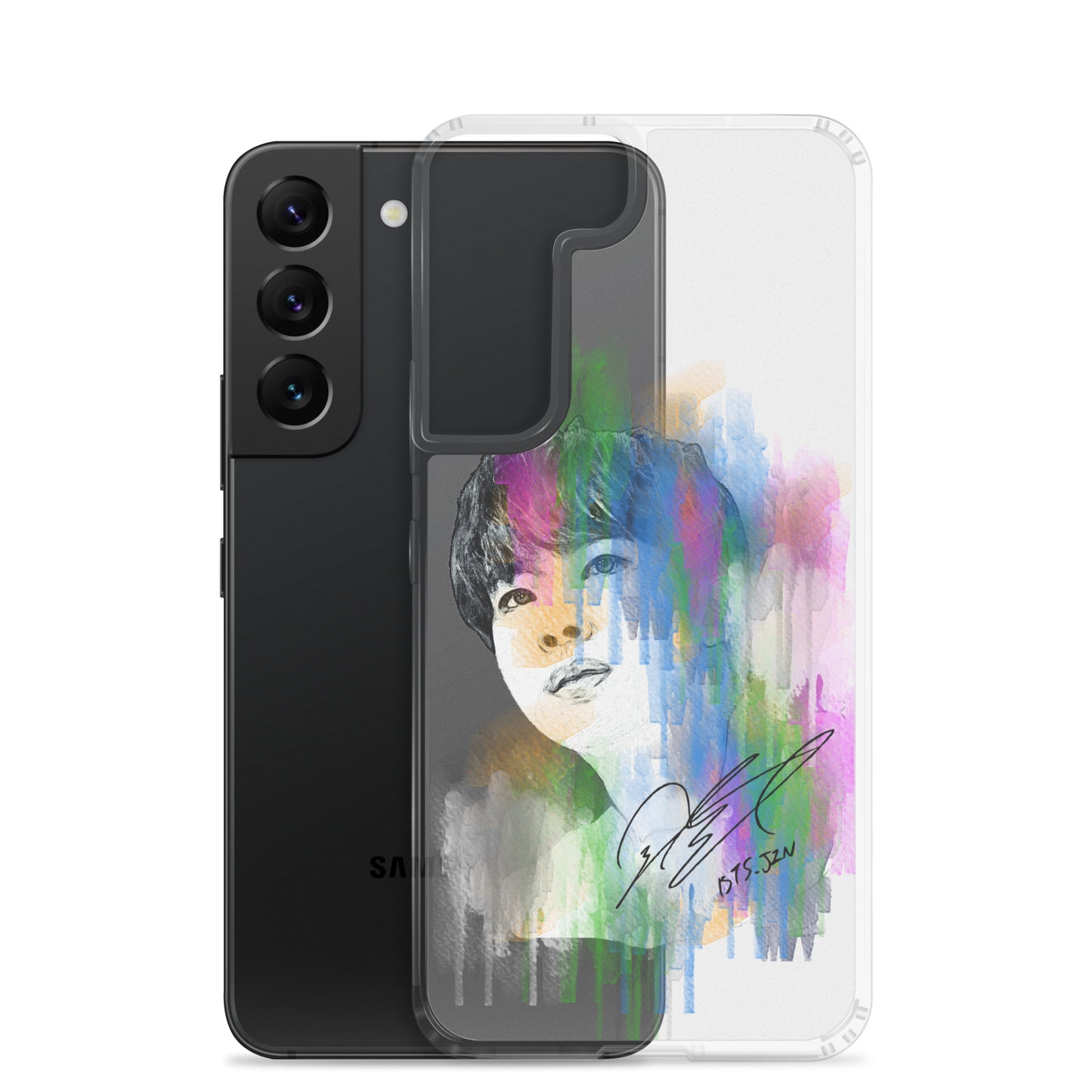 BTS Jin, Kim Seok-jin Waterpaint portrait Samsung Case