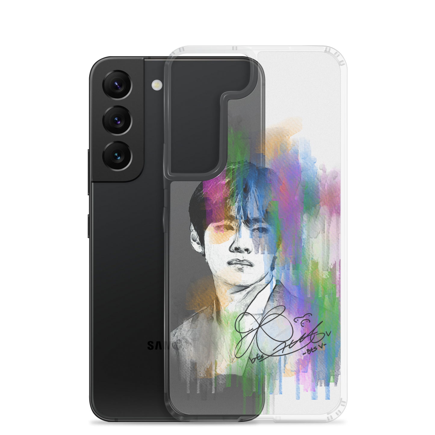 BTS V, Kim Tae-hyung Waterpaint portrait Samsung Case