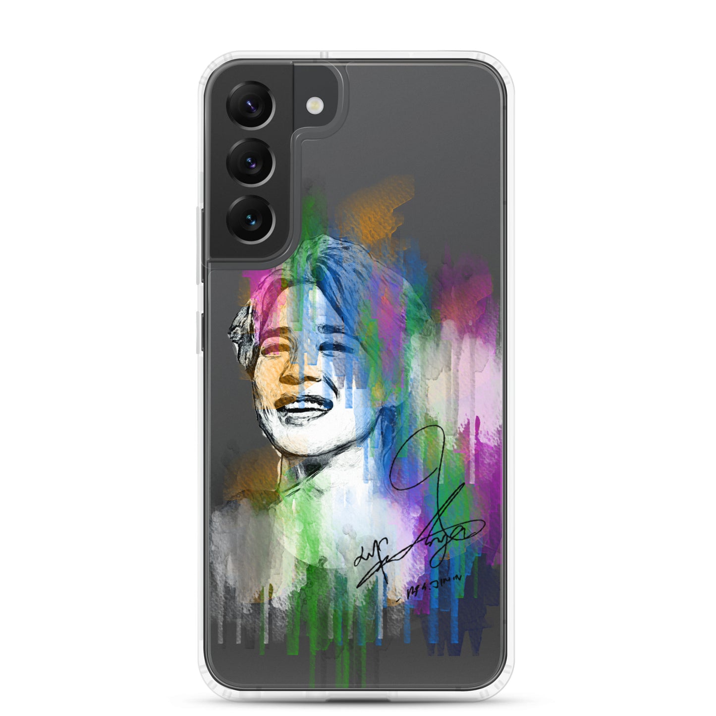 BTS Jimin, Park Ji-min Waterpaint portrait Samsung Case