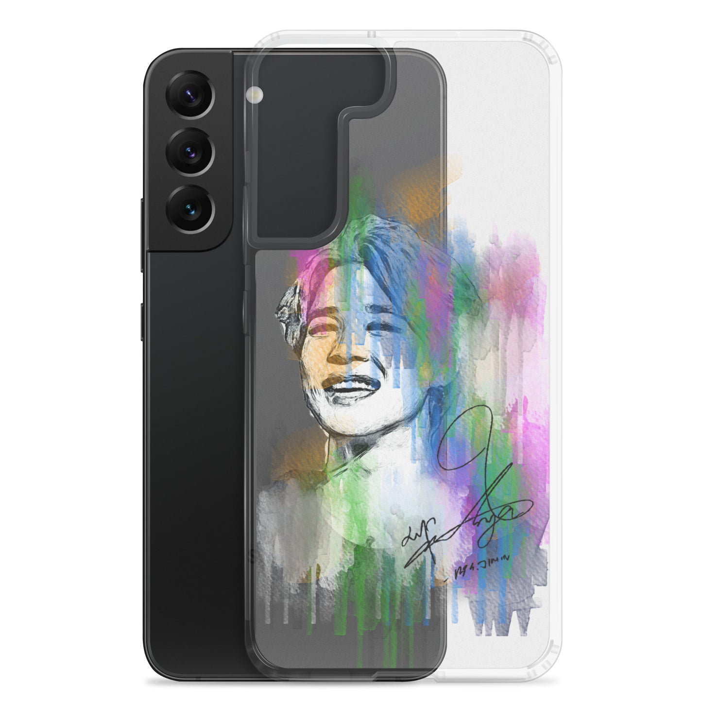 BTS Jimin, Park Ji-min Waterpaint portrait Samsung Case