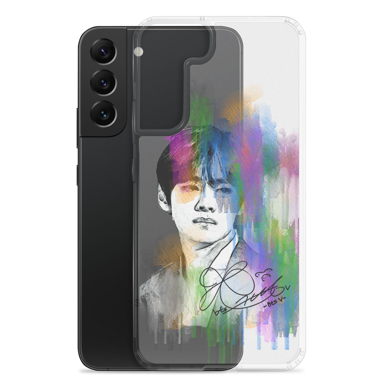 BTS V, Kim Tae-hyung Waterpaint portrait Samsung Case