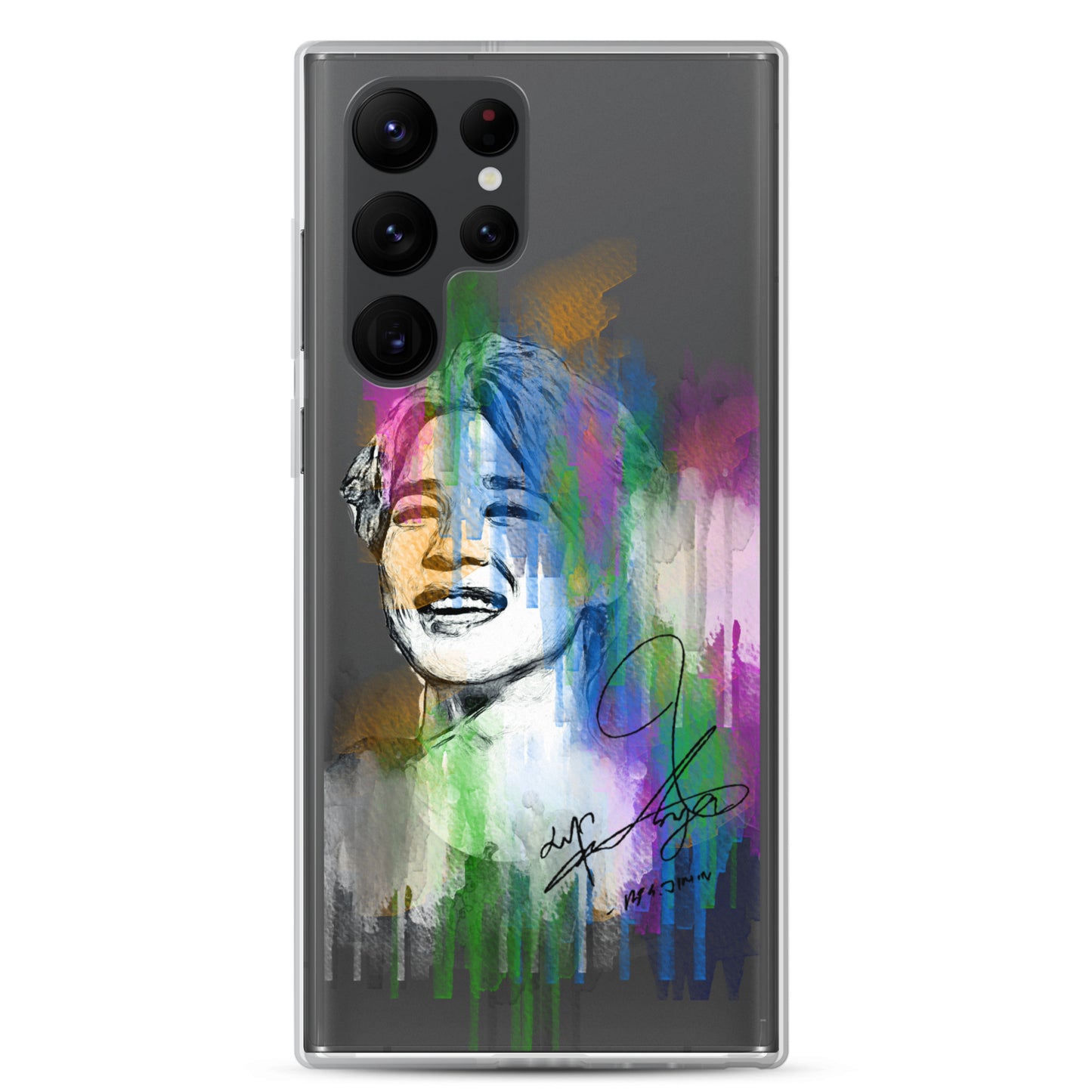 BTS Jimin, Park Ji-min Waterpaint portrait Samsung Case