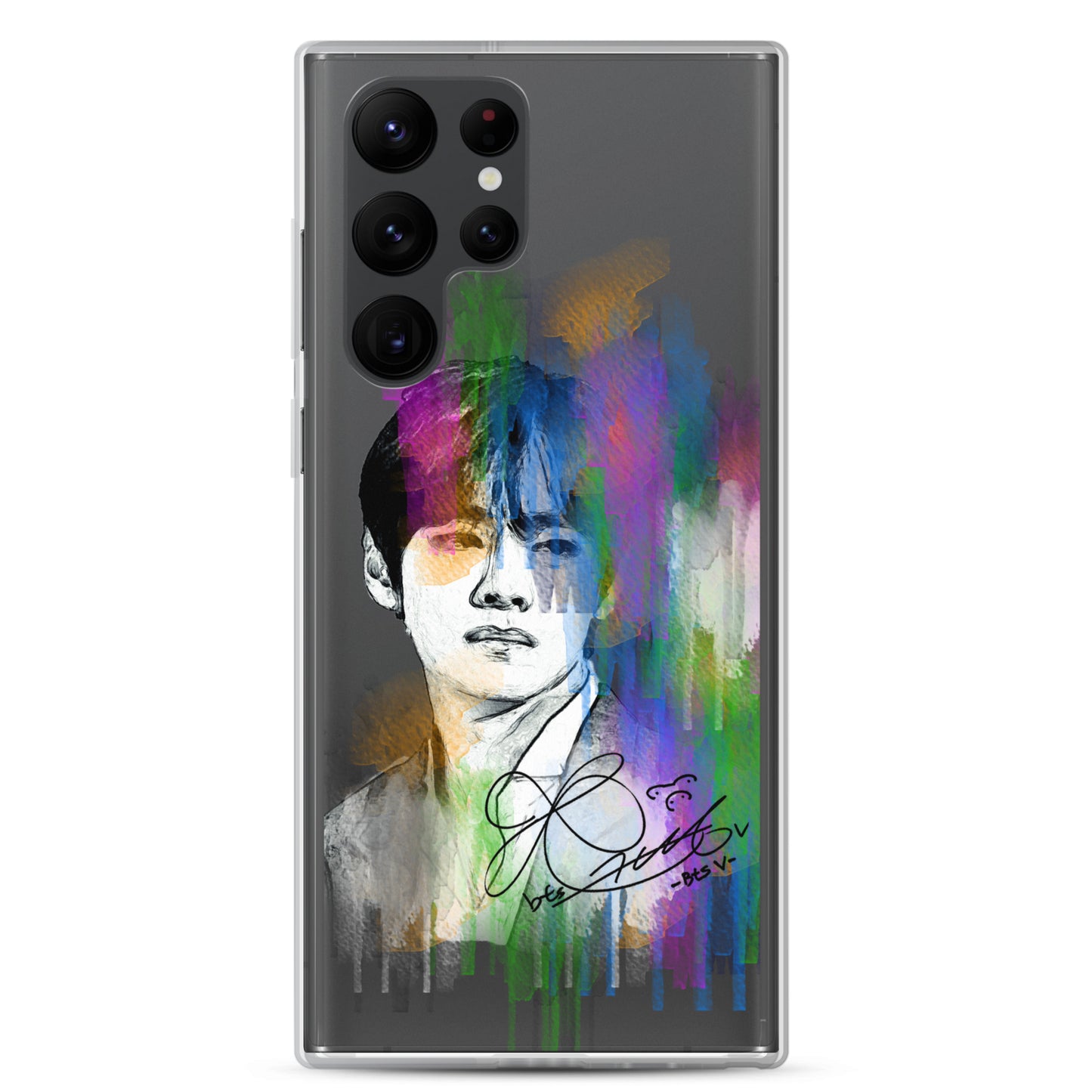 BTS V, Kim Tae-hyung Waterpaint portrait Samsung Case
