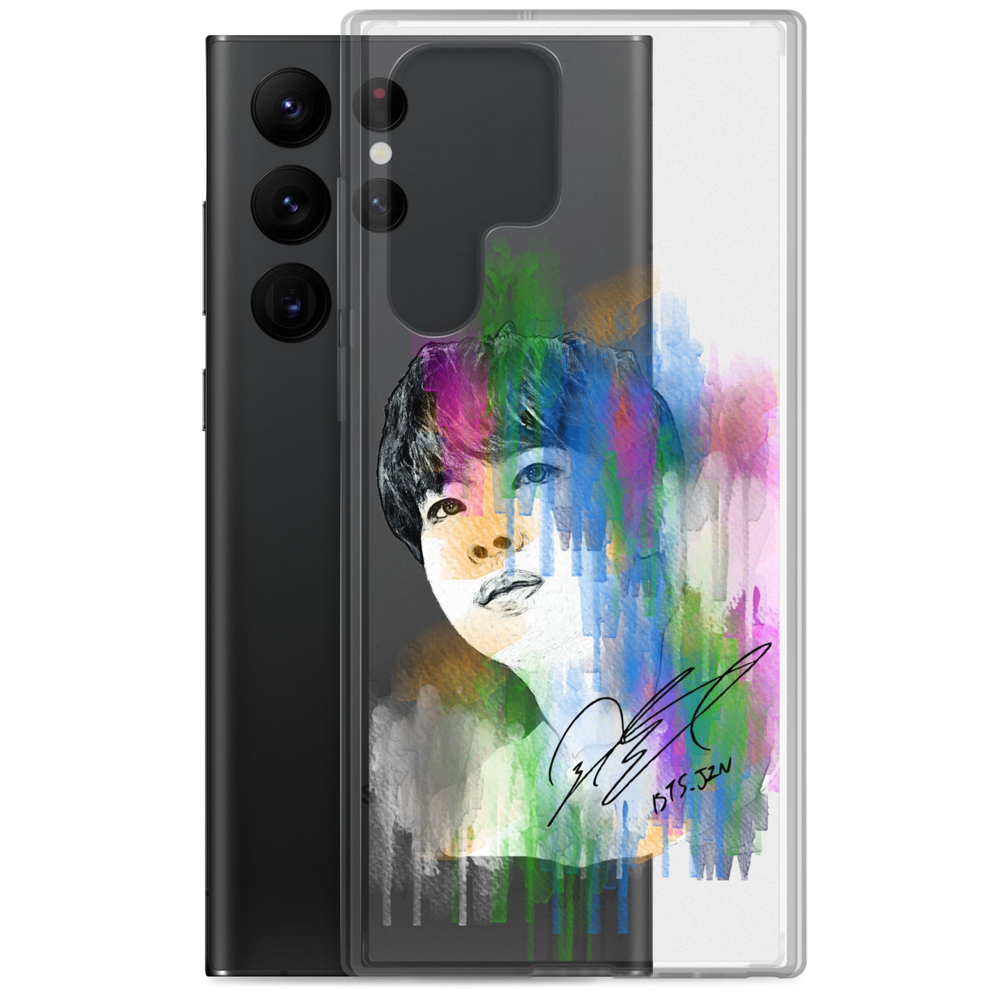 BTS Jin, Kim Seok-jin Waterpaint portrait Samsung Case