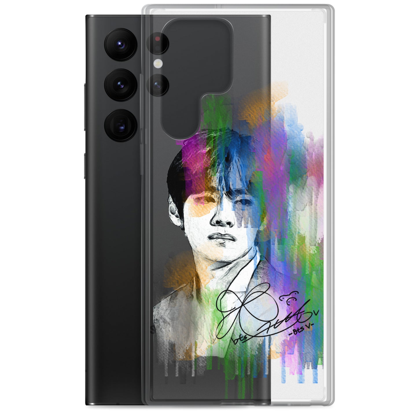 BTS V, Kim Tae-hyung Waterpaint portrait Samsung Case