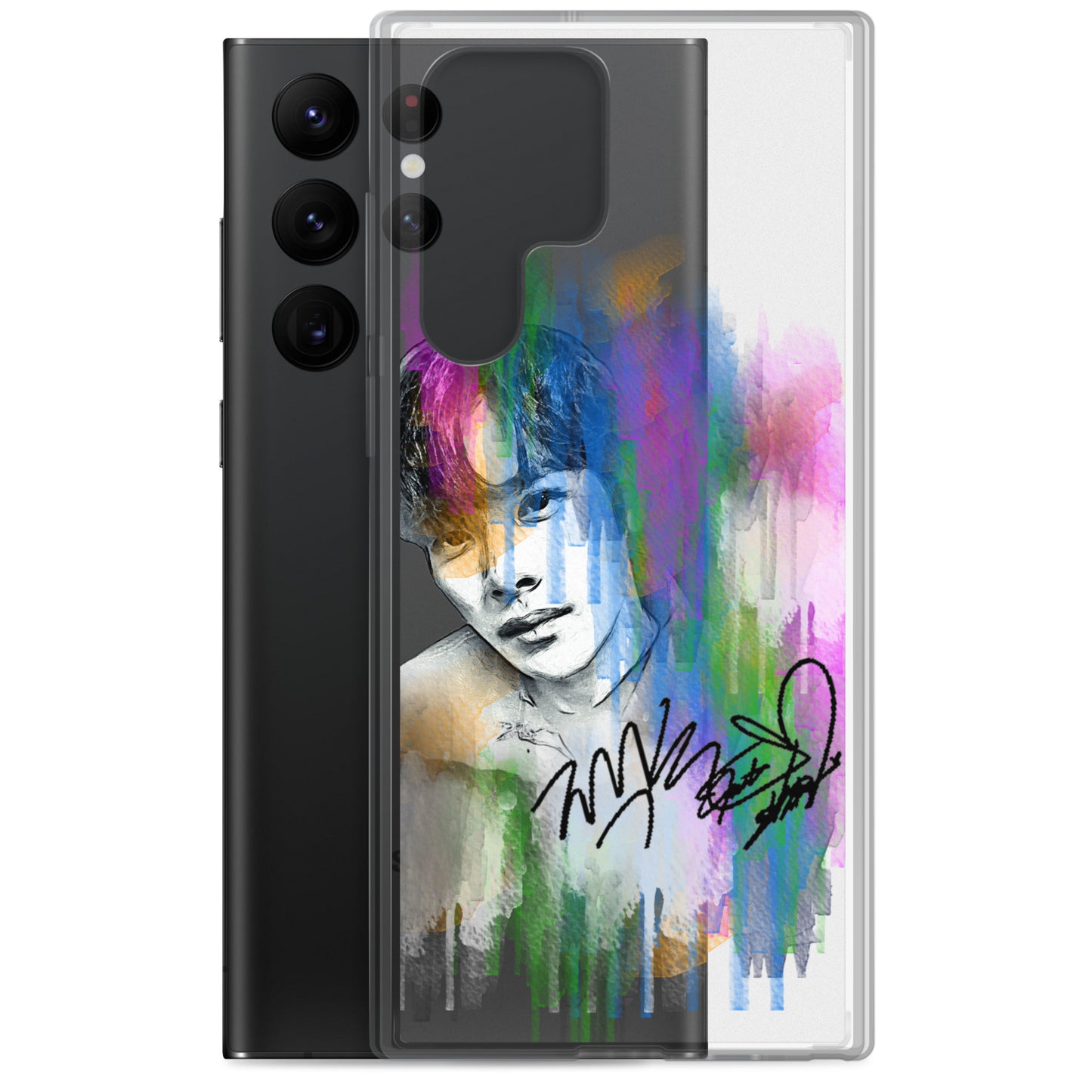 GOT7 Jackson, Jackson Wang Waterpaint portrait Samsung Case