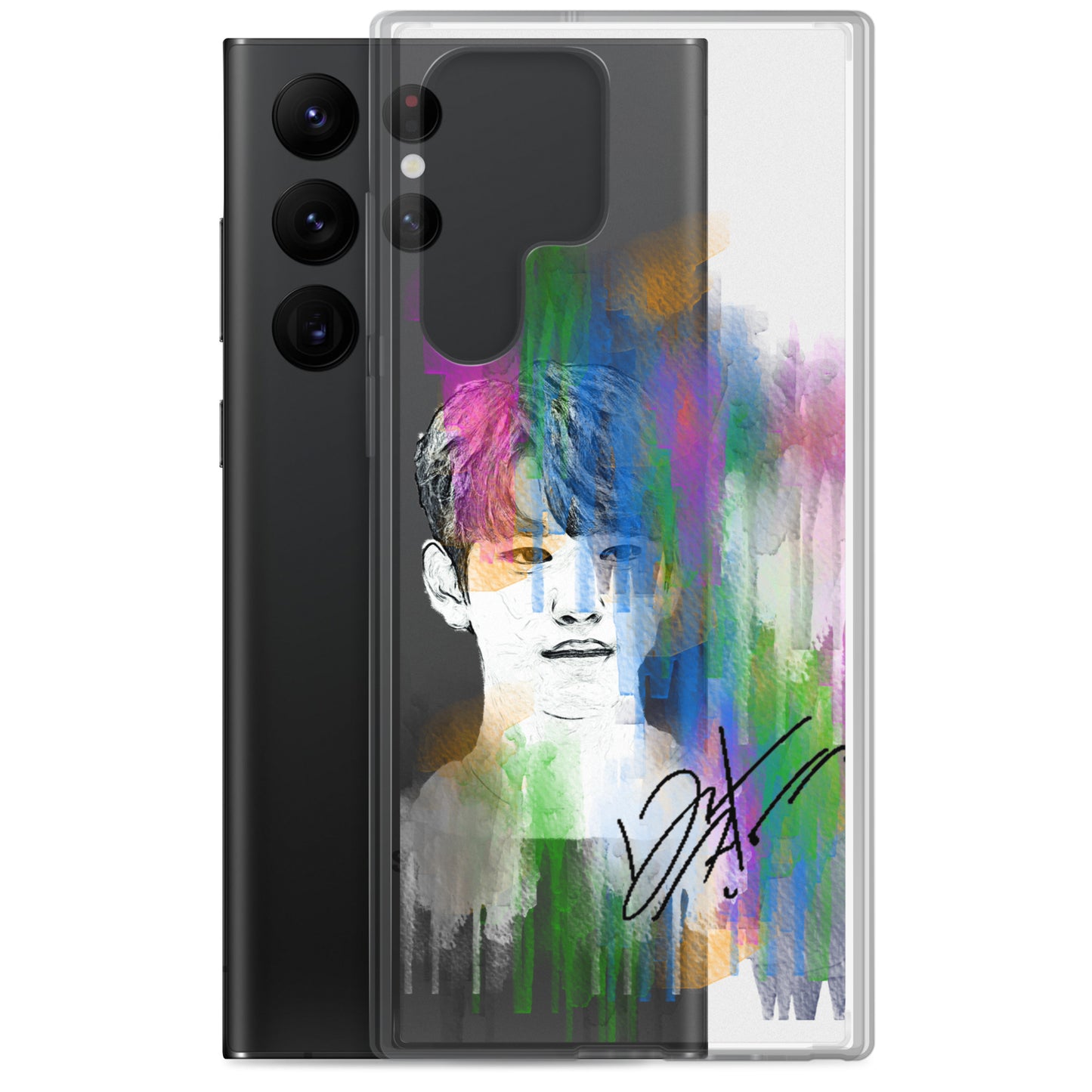 GOT7 Jinyoung, Park Jin-young Waterpaint portrait Samsung Case