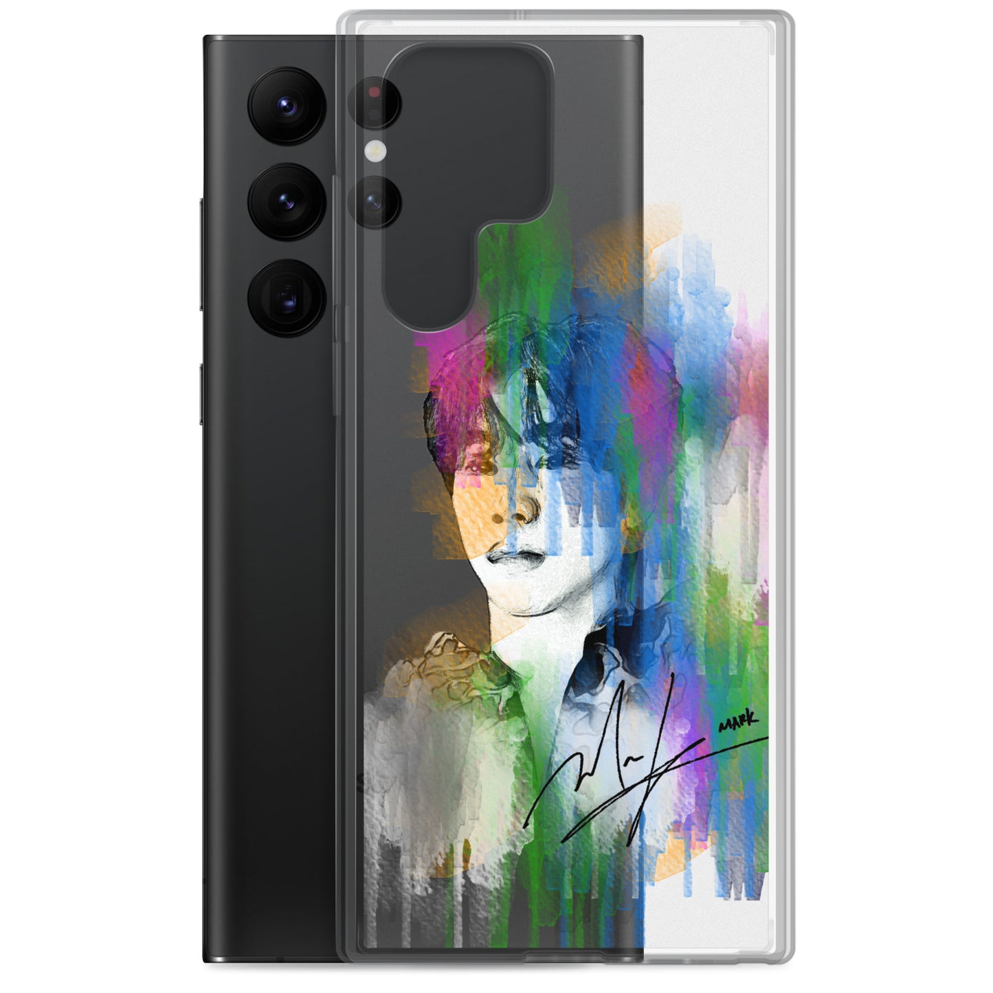 GOT7 Mark, Mark Tuan Waterpaint portrait Samsung Case