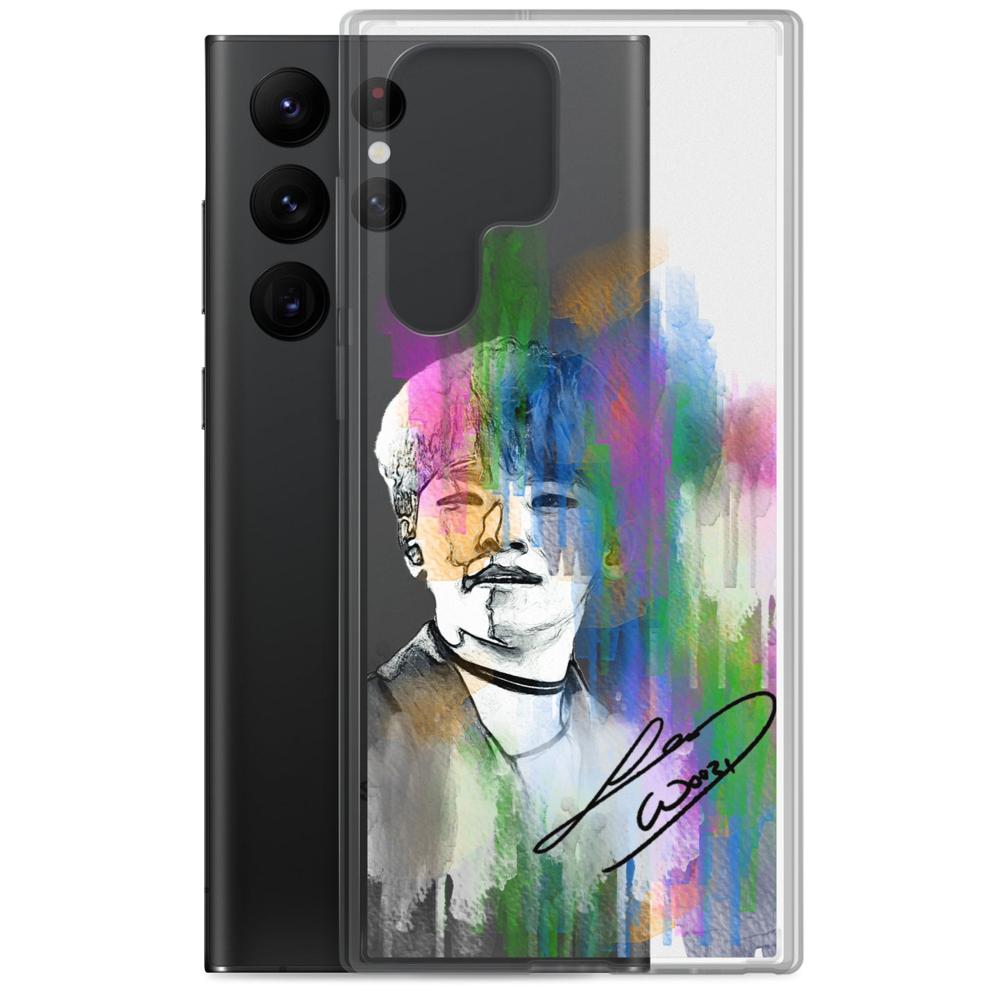 SEVENTEEN Woozi, Lee Ji-hoon Waterpaint portrait Samsung Case