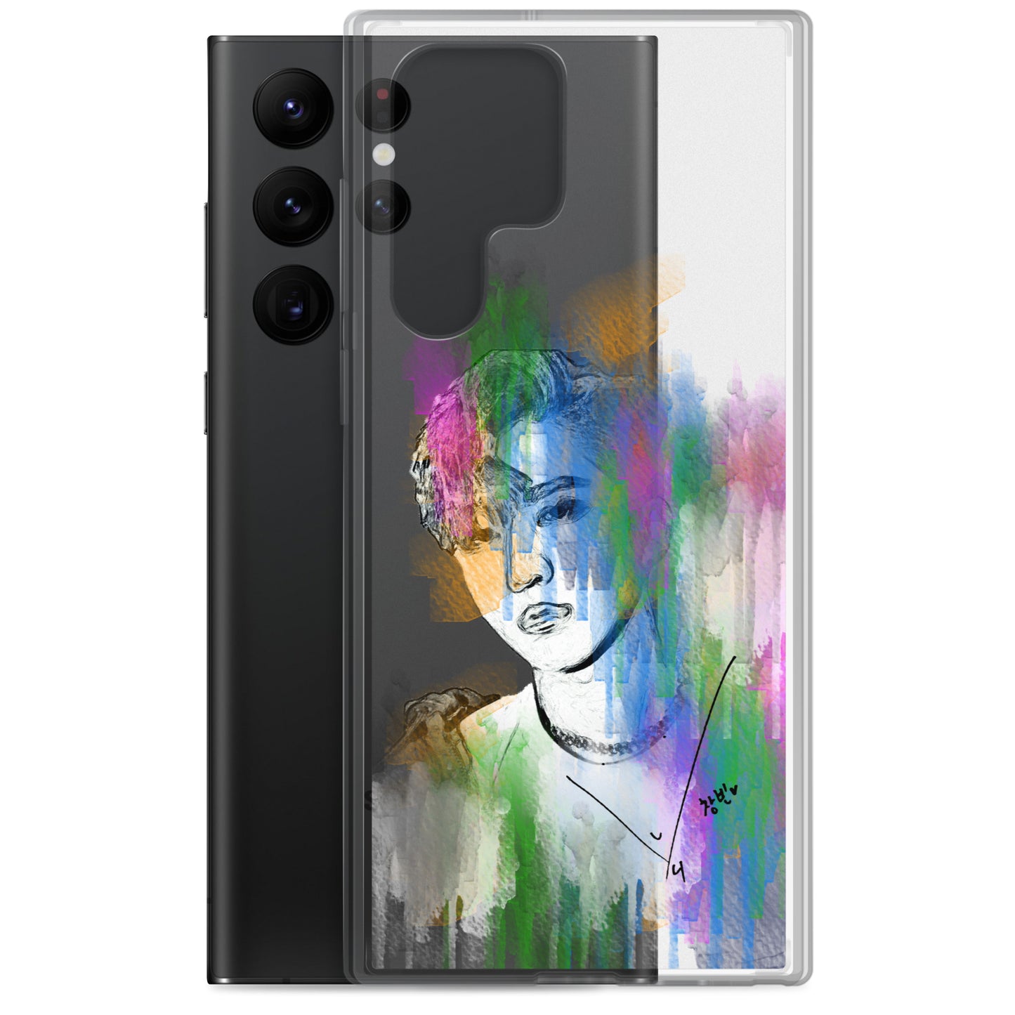 Stray Kids Changbin, Seo Chang-bin Waterpaint portrait Samsung Case
