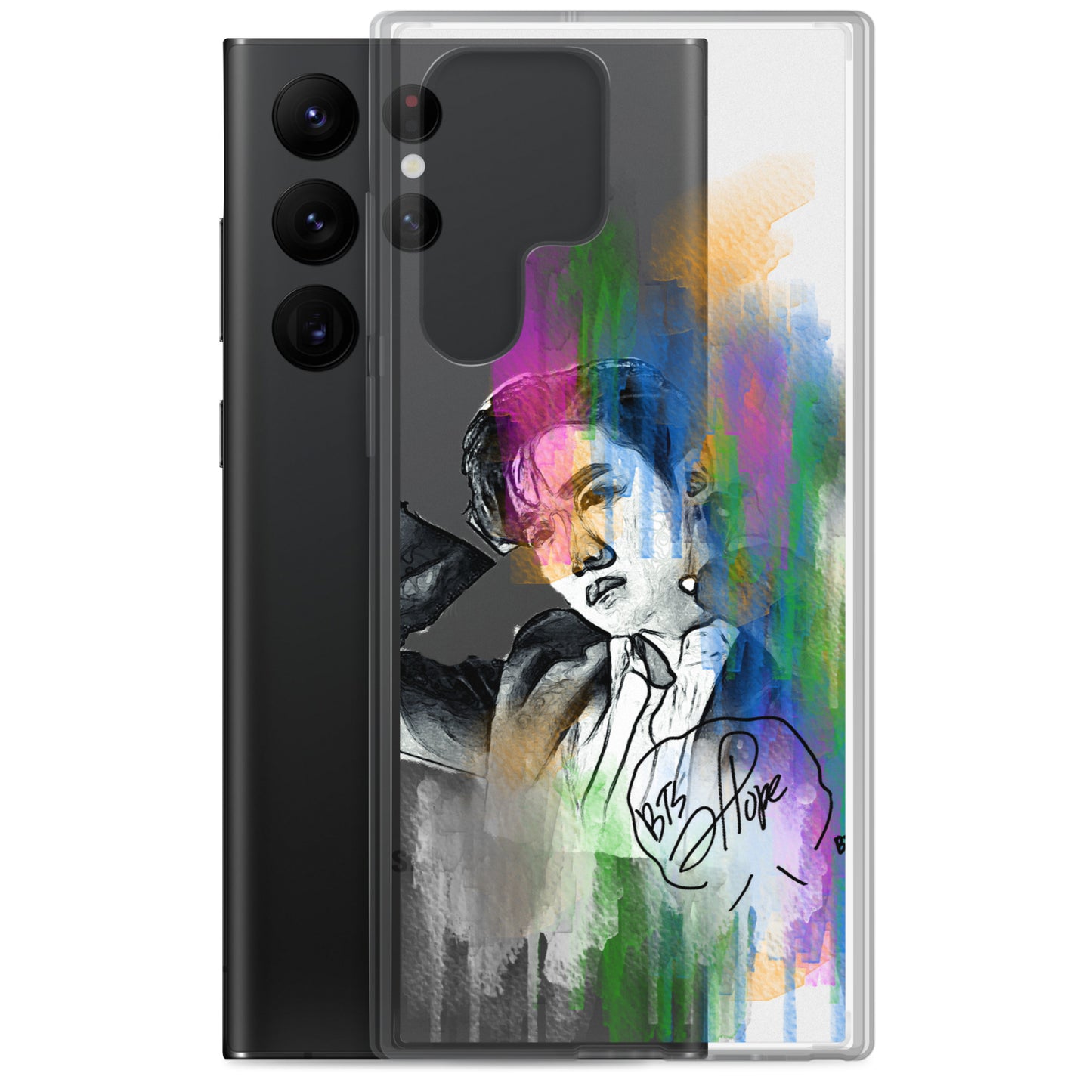 BTS J-Hope, Jung Ho-seok Waterpaint portrait Samsung Case